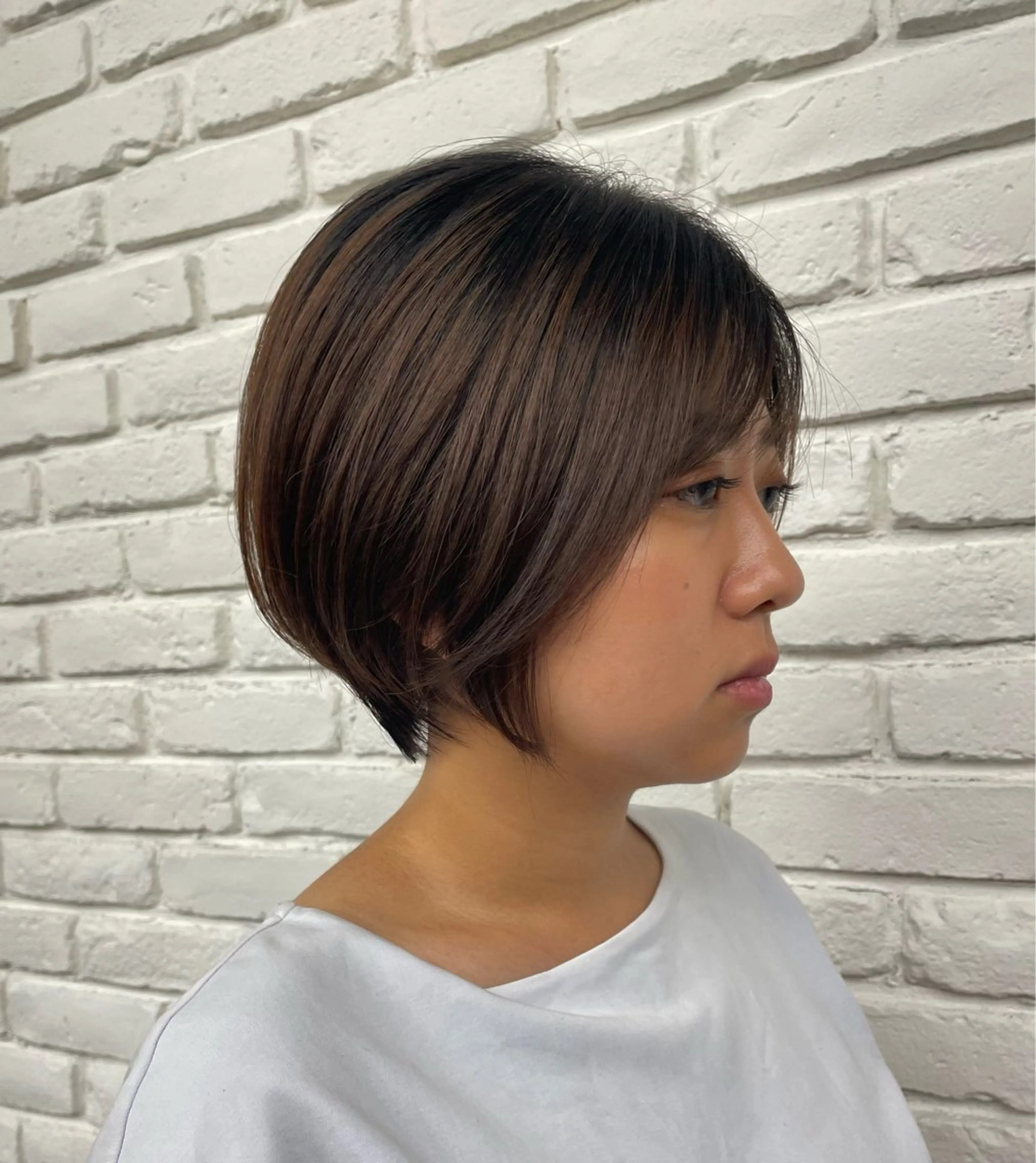 ショート 丸みショート ショートヘア ♡レイヤー/ボブ 透明感/うらら♡のヘアスタイル