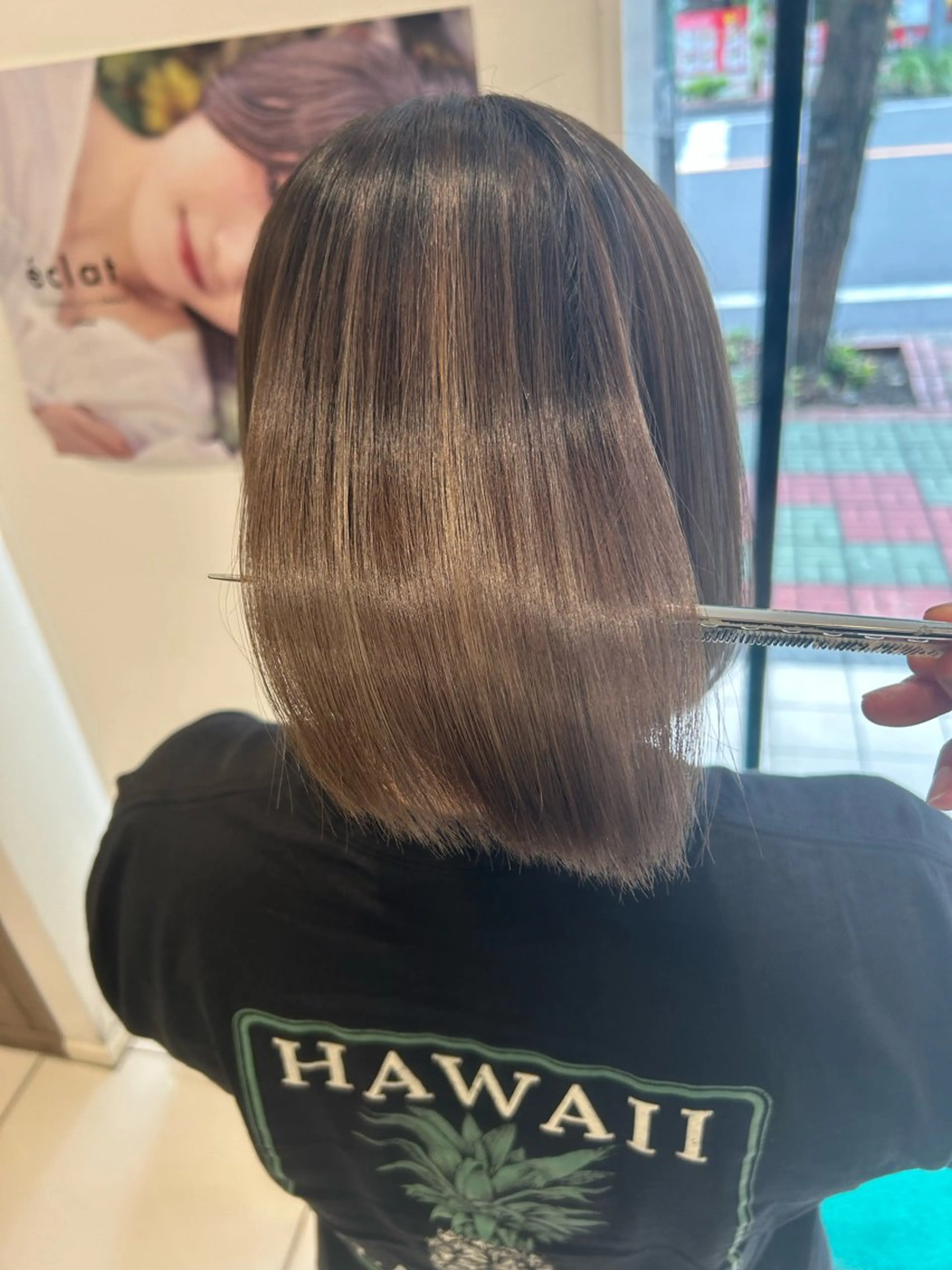 ショート カラー ベージュカラー ハイライトカラー ハイライト 髪質改善 縮毛矯正 カット ヘアカラー トリートメント 💍美髪矯正💍 髪質改善・店長 伊藤のヘアスタイル