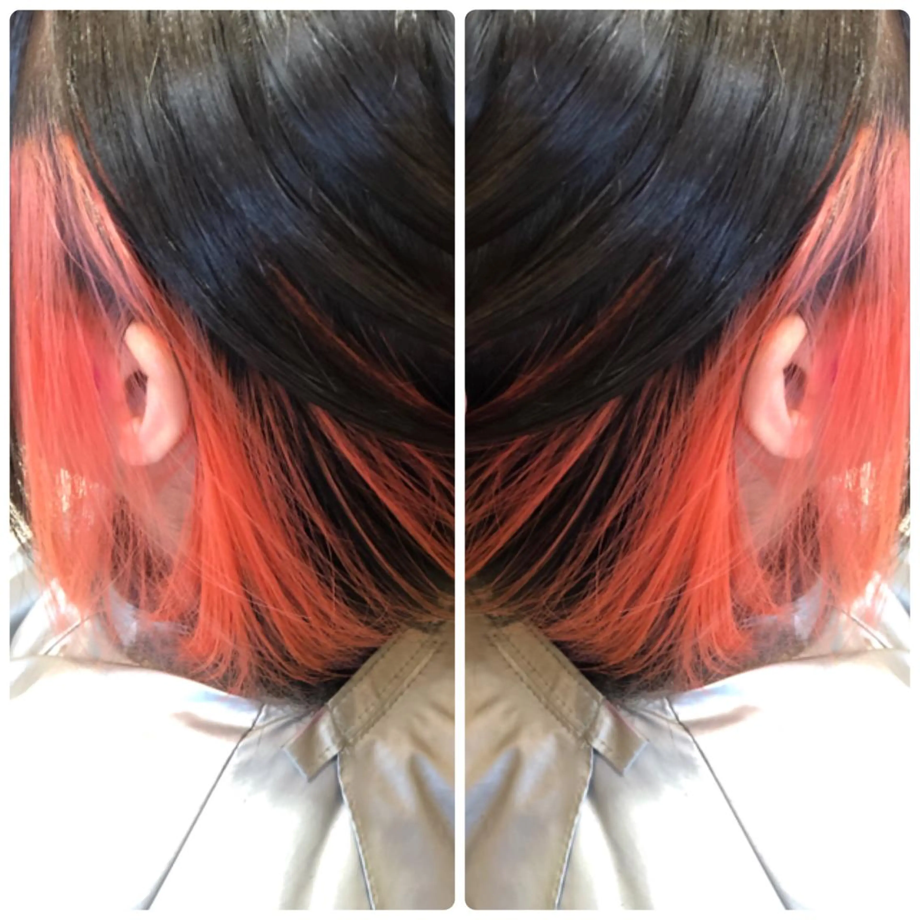 ミディアム カラー ピンクカラー ヘアカラー トリートメント 小山内 龍一郎 店長のヘアスタイル