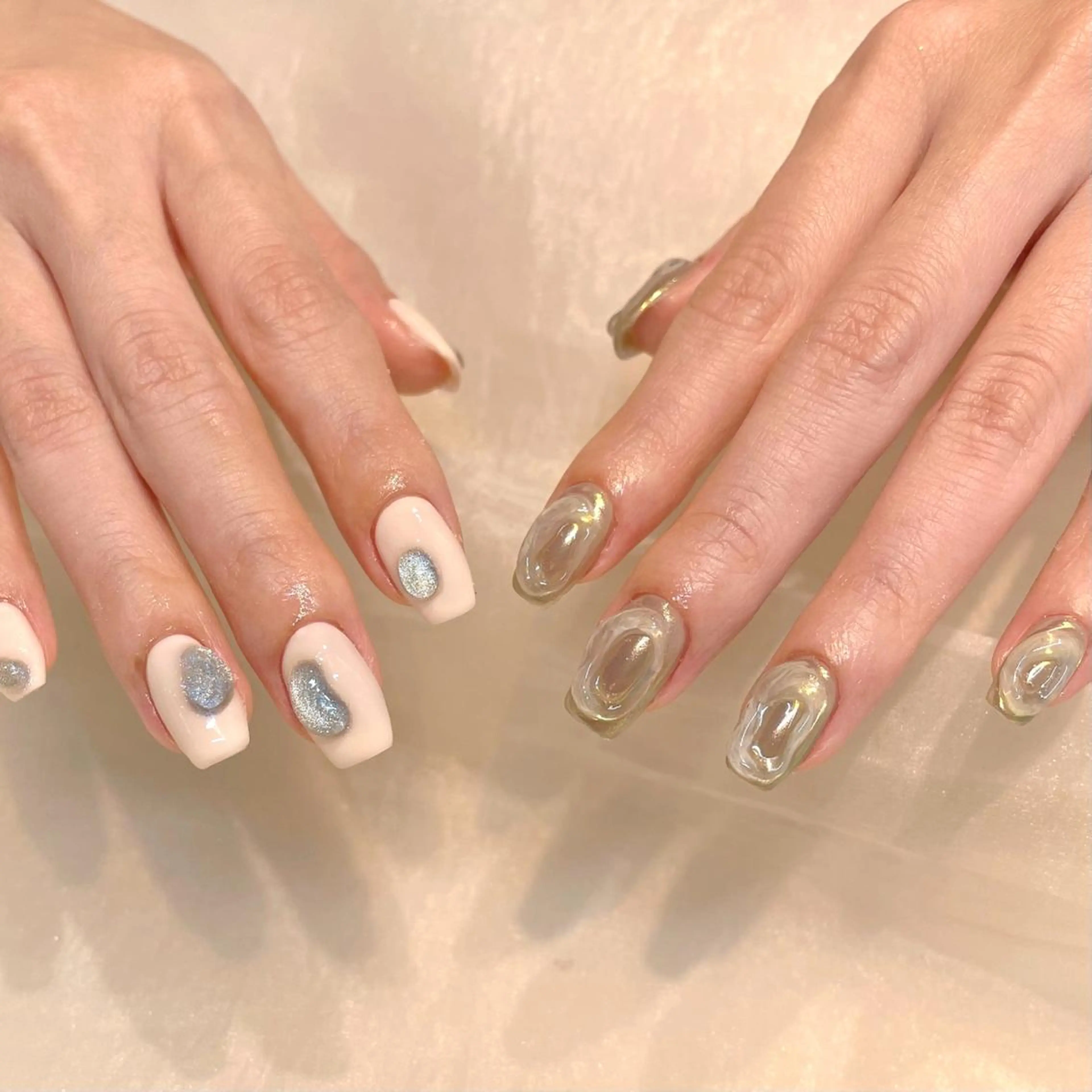 ネイル ハンドネイル 新井 ひなののネイルデザイン