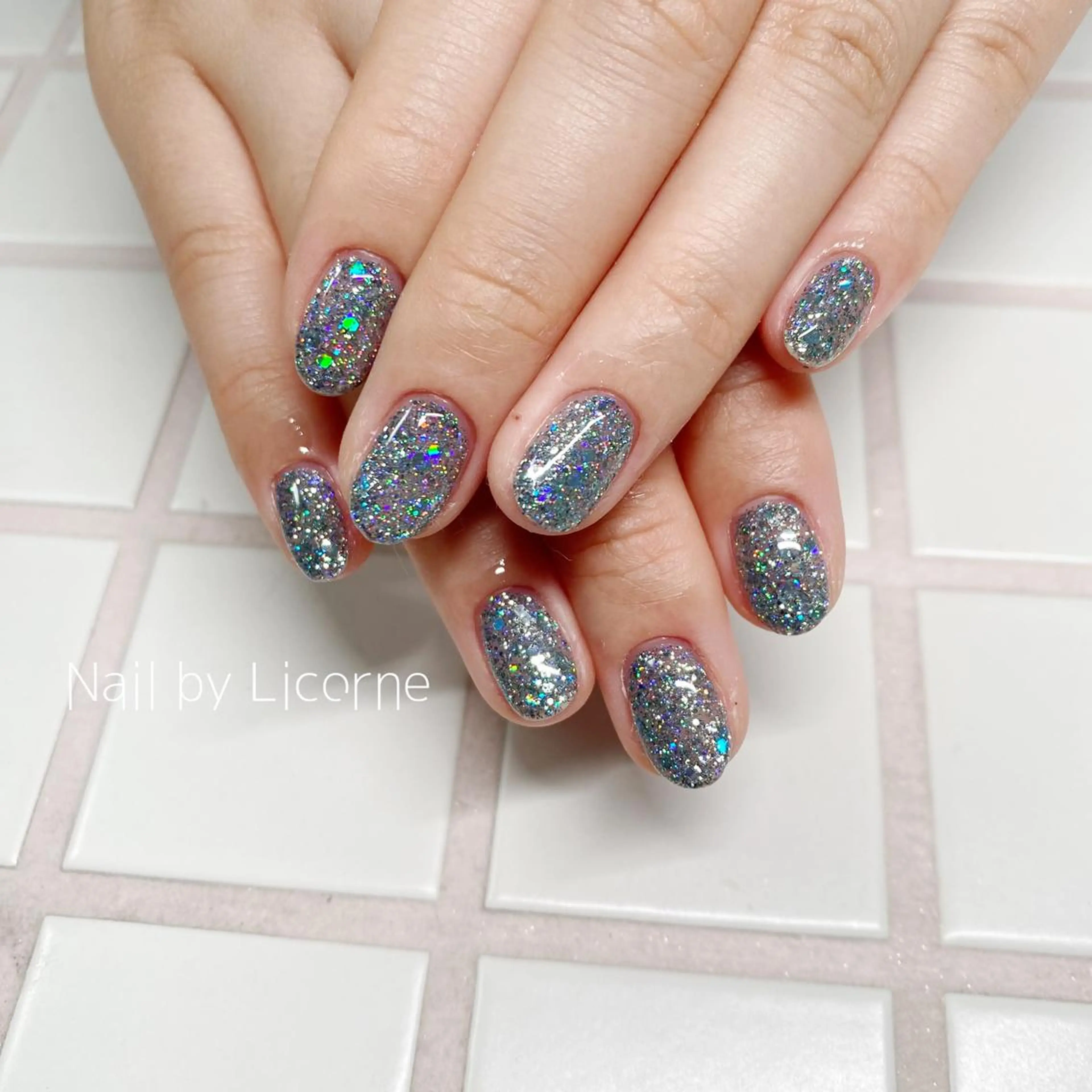 ネイル アートネイル オーロラネイル フレンチネイル 氷ネイル・うるうるネイル マグネットネイル ハンドネイル Nail by Licorneのネイルデザイン
