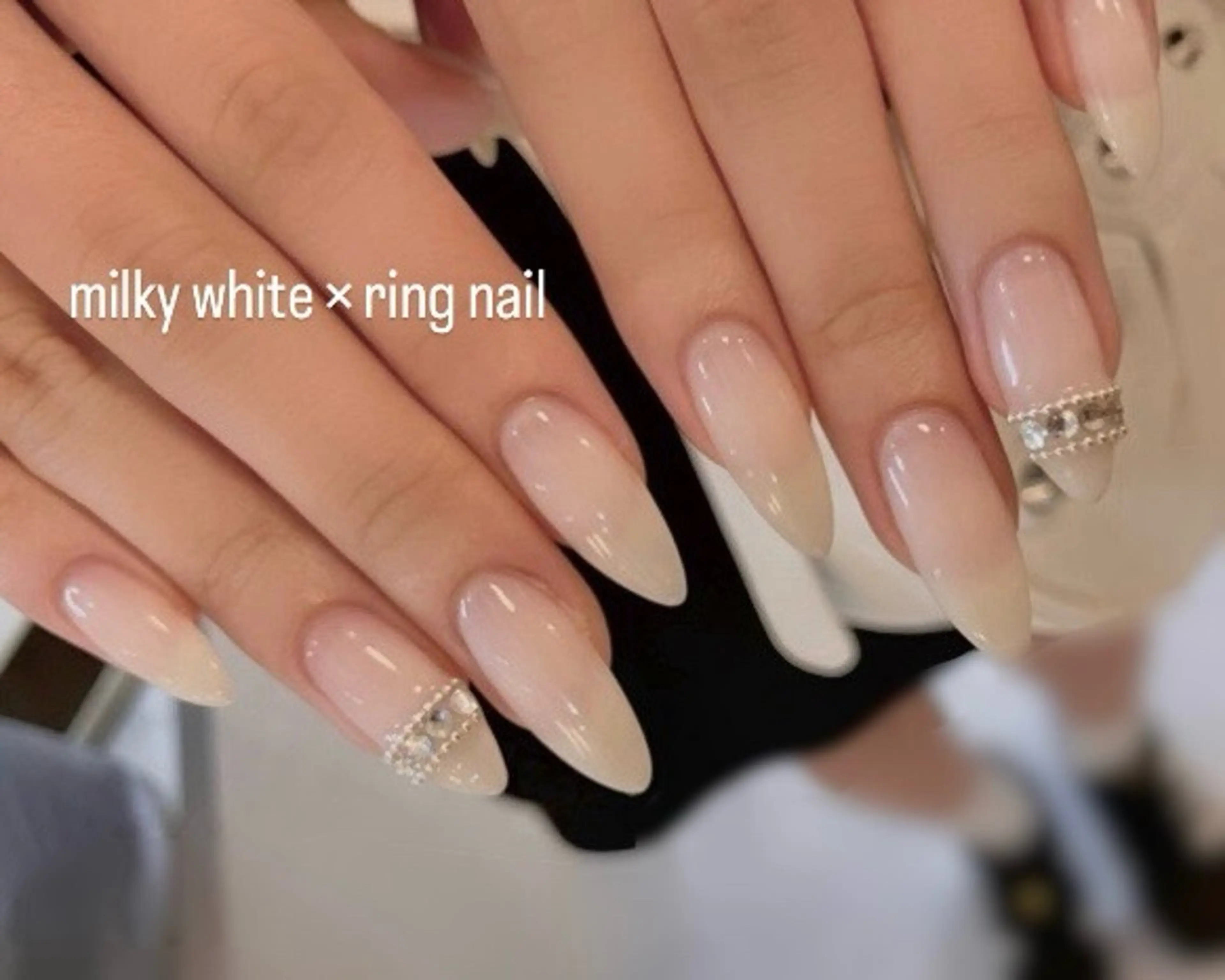 【初回オフ無料】パラジェル使用＊ワンポイントコース🎀韓国 / ワンホン /フィルインの写真