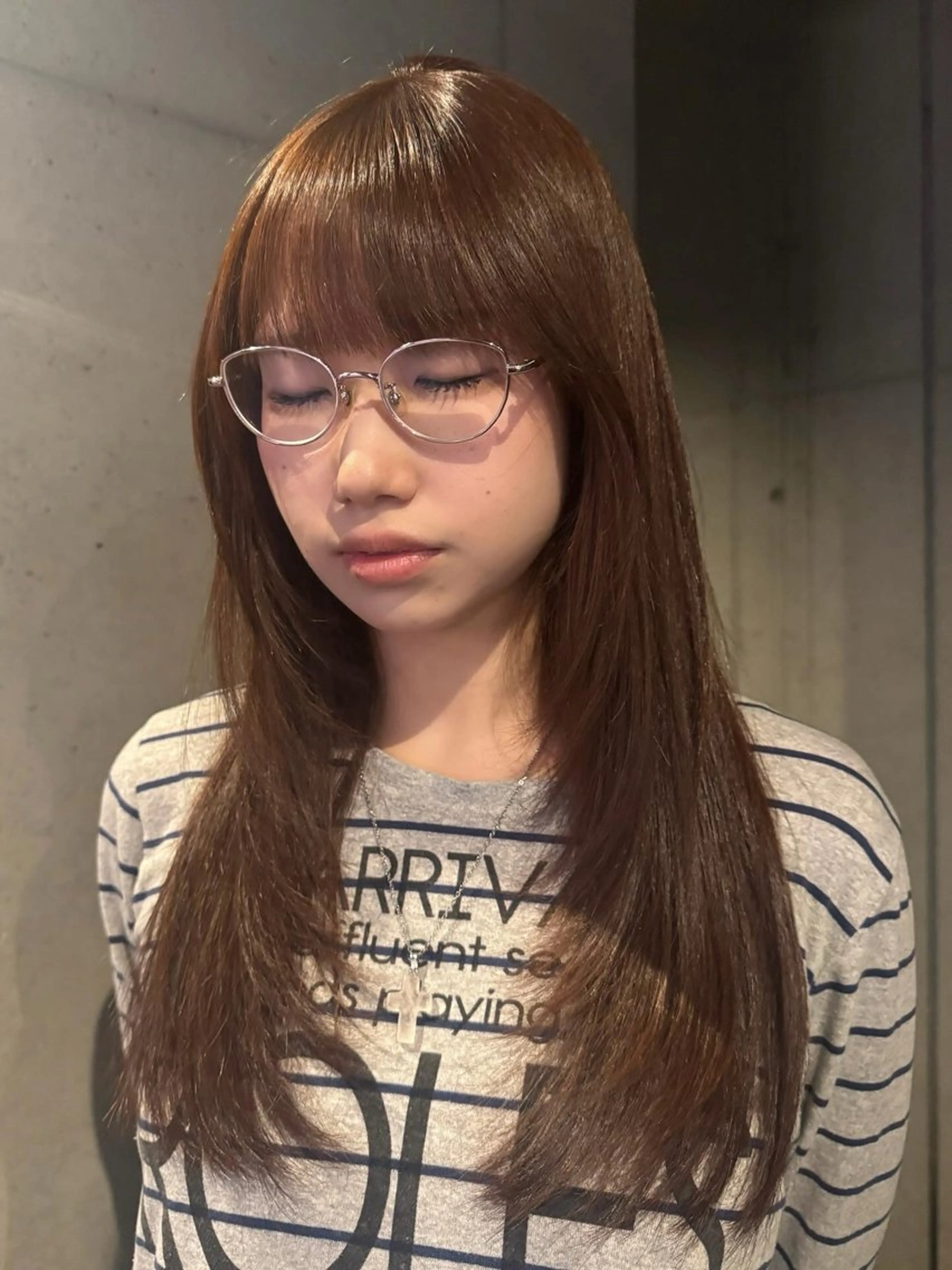 🌙ブリーチなし🌙カット+ブリーチなしダブルカラー+カラー+補習TRの写真