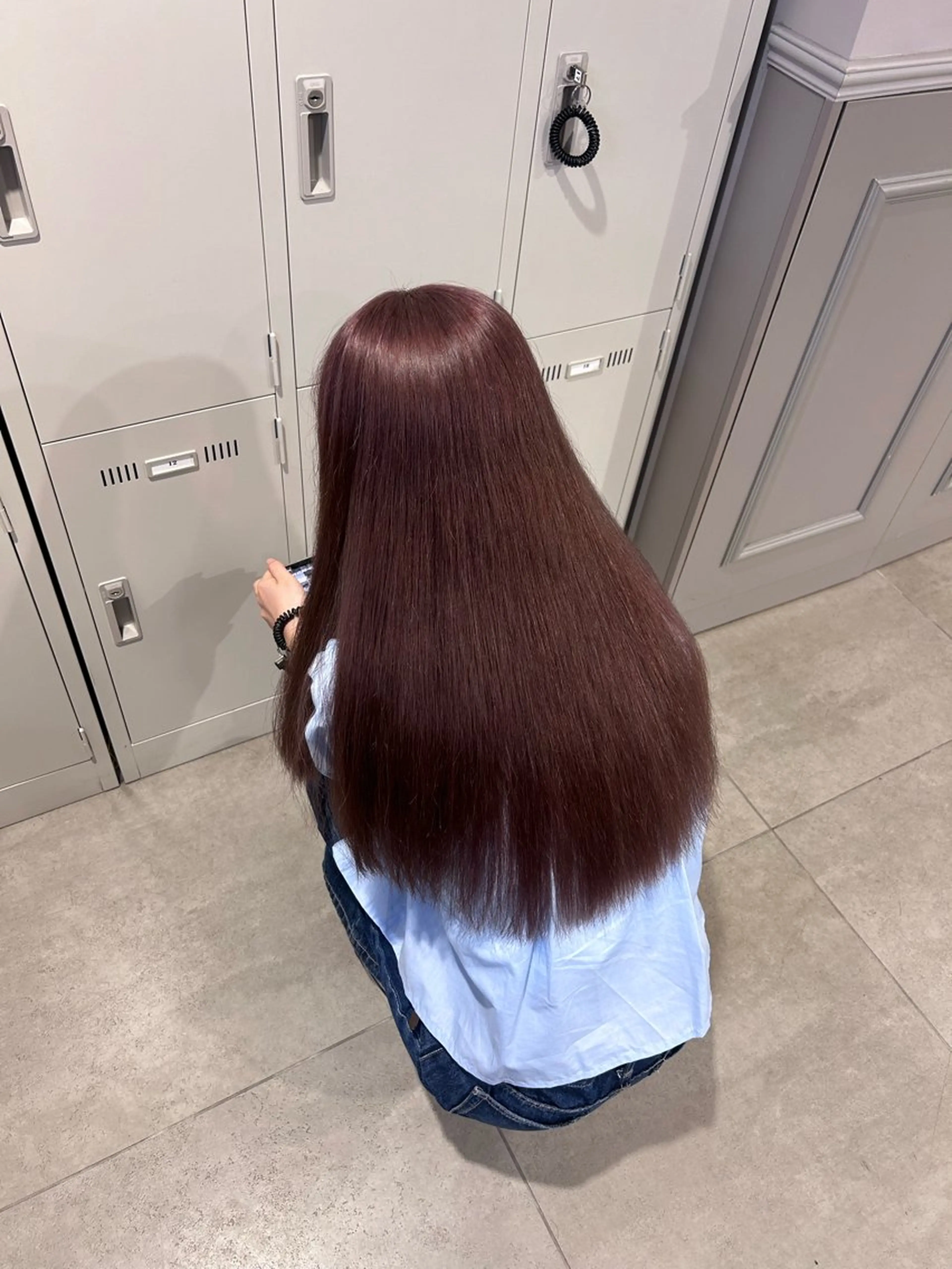 カラー ヘアカラー トリートメント 透明感ベージュ🤎 ナチュラルレイヤーのヘアスタイル