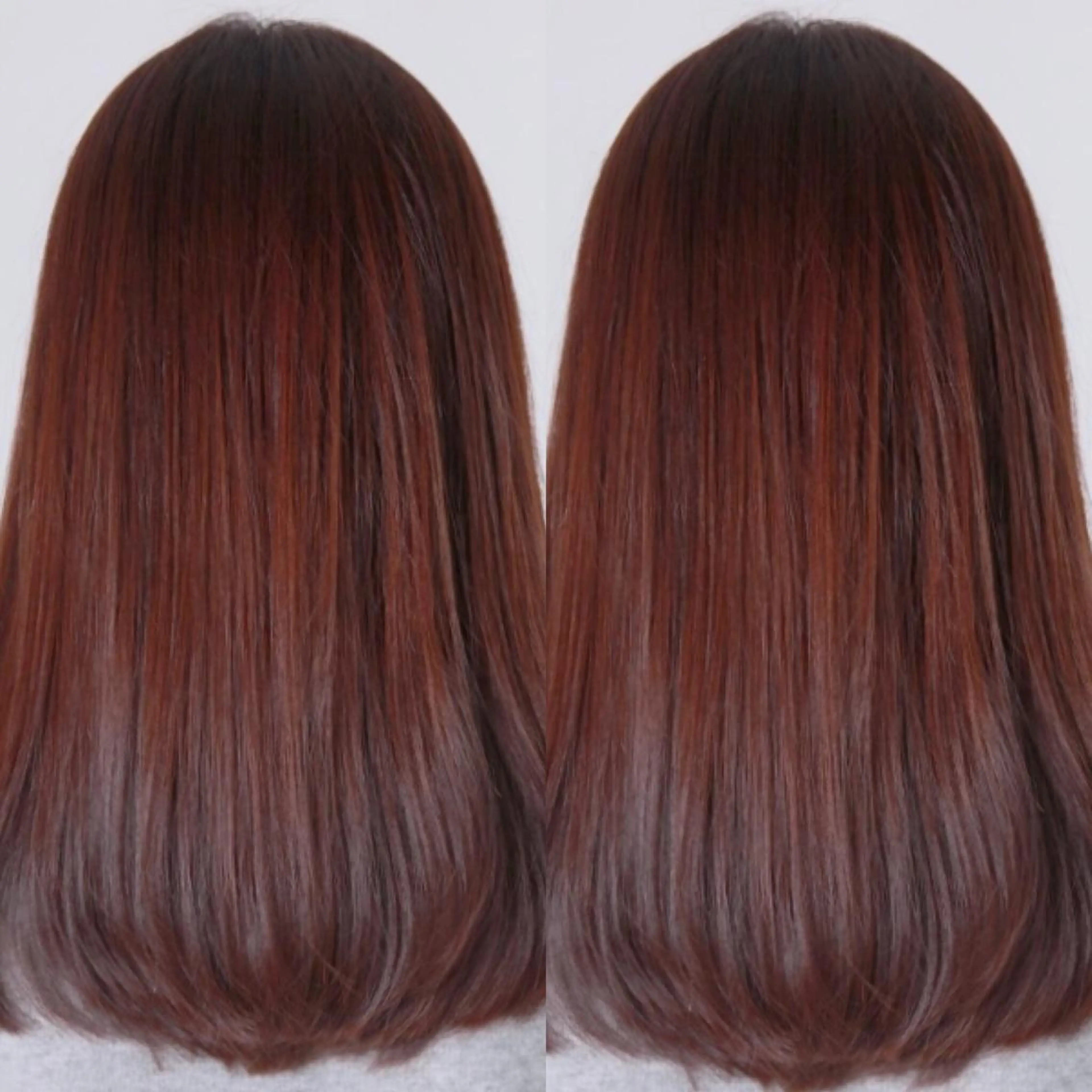 ミディアム 縮毛/レイヤー 韓国/橋口のヘアスタイル