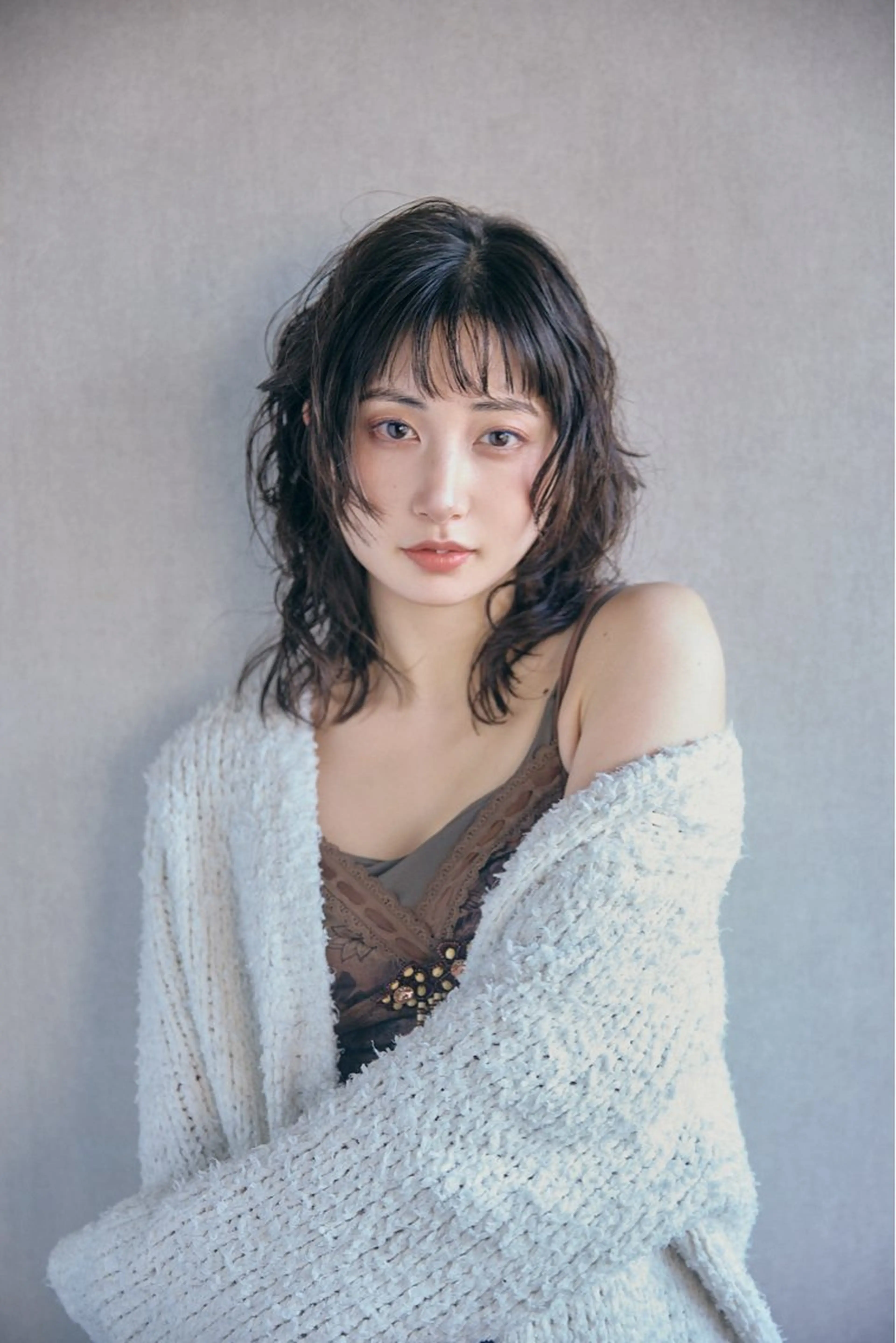 ミディアム パーマ カット パーマ 🤍BLEN 窓🤍のヘアスタイル