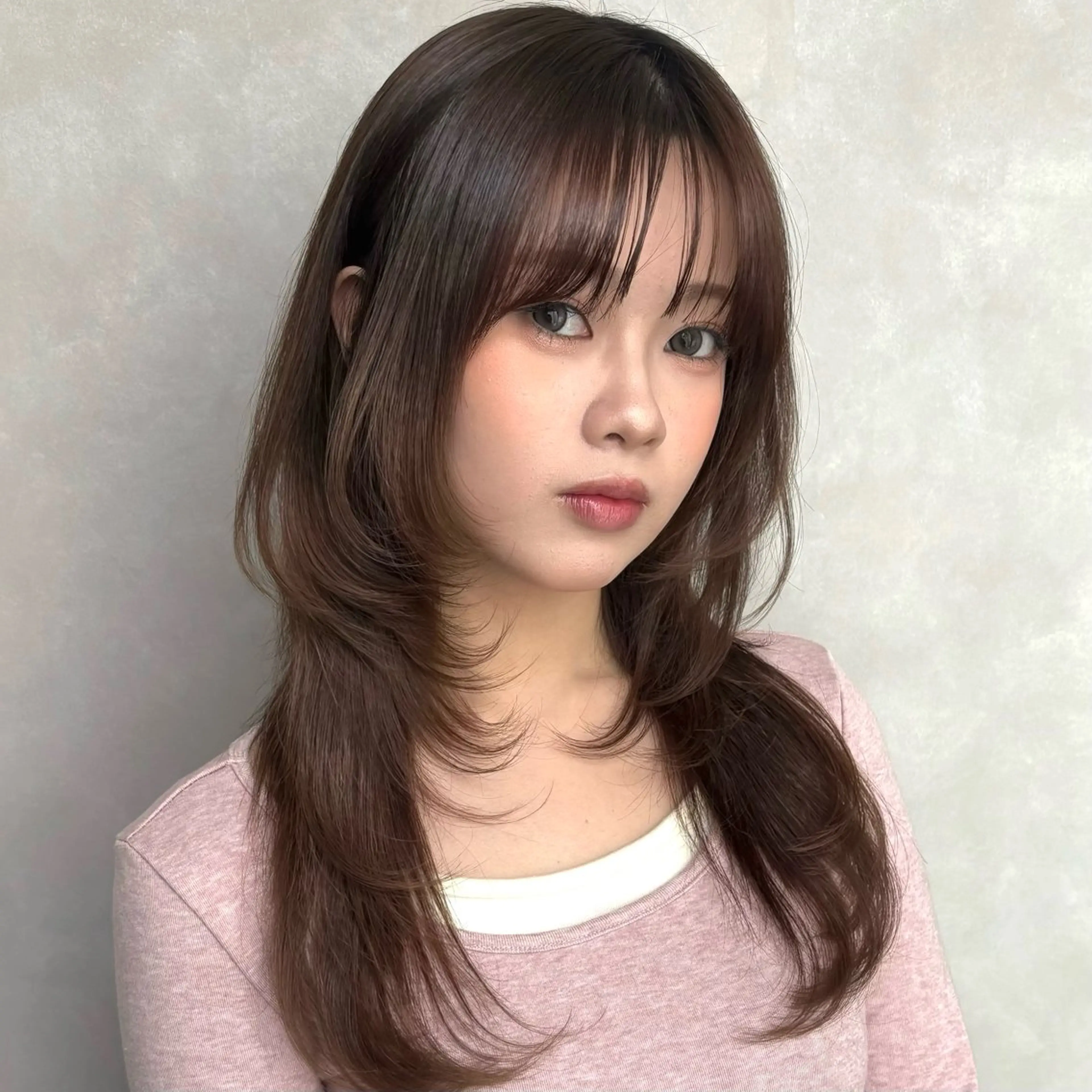 【平日限定】顔まわりカット🩶コテ巻きスタイリング(シャンプーブロー込み)¥5500→¥4400の写真