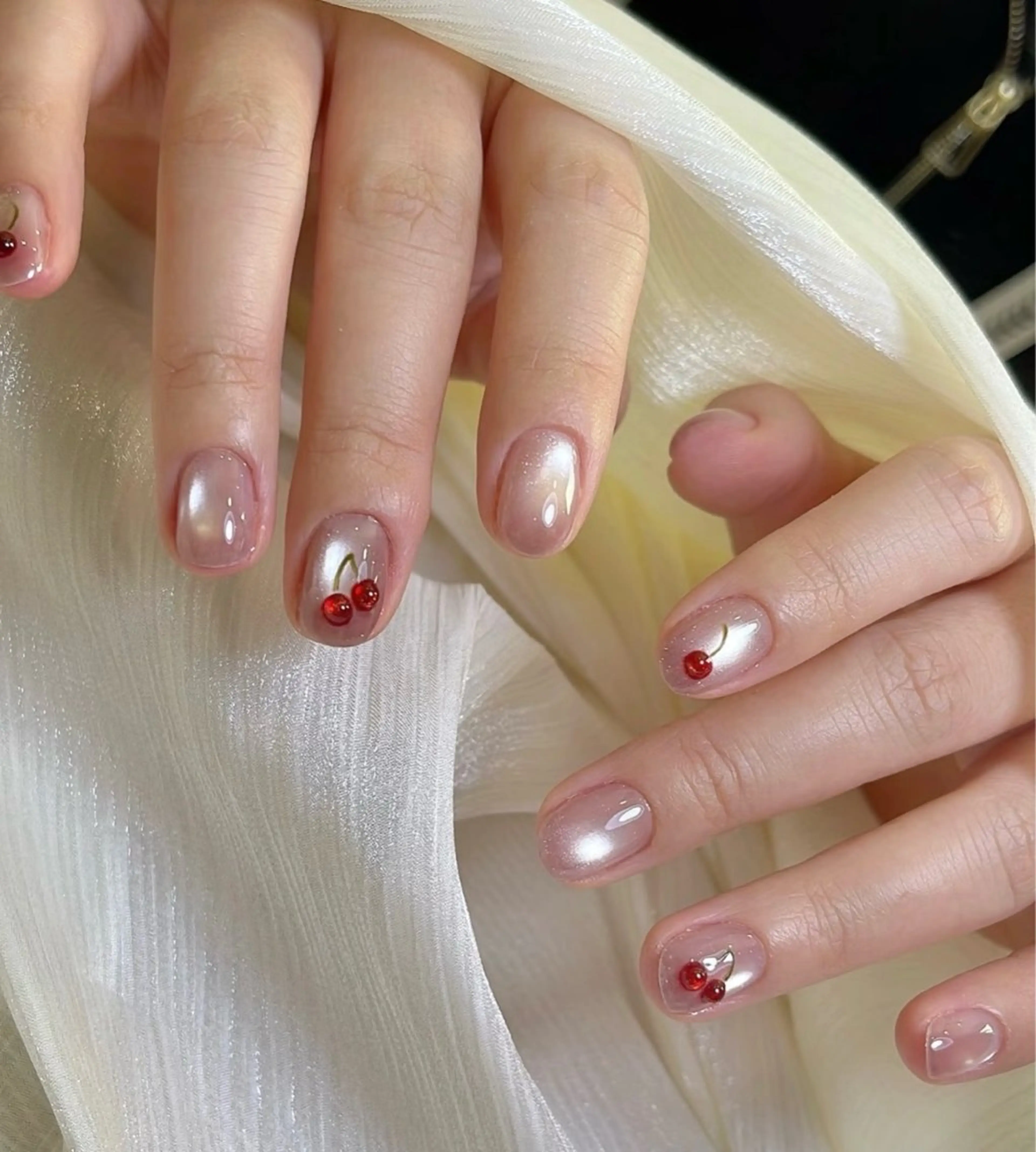 ネイル アートネイル チークネイル 長さ出し マグネットネイル 持ち込み ハンドネイル 長出し専門店🎀 HARO💕Nailのネイルデザイン