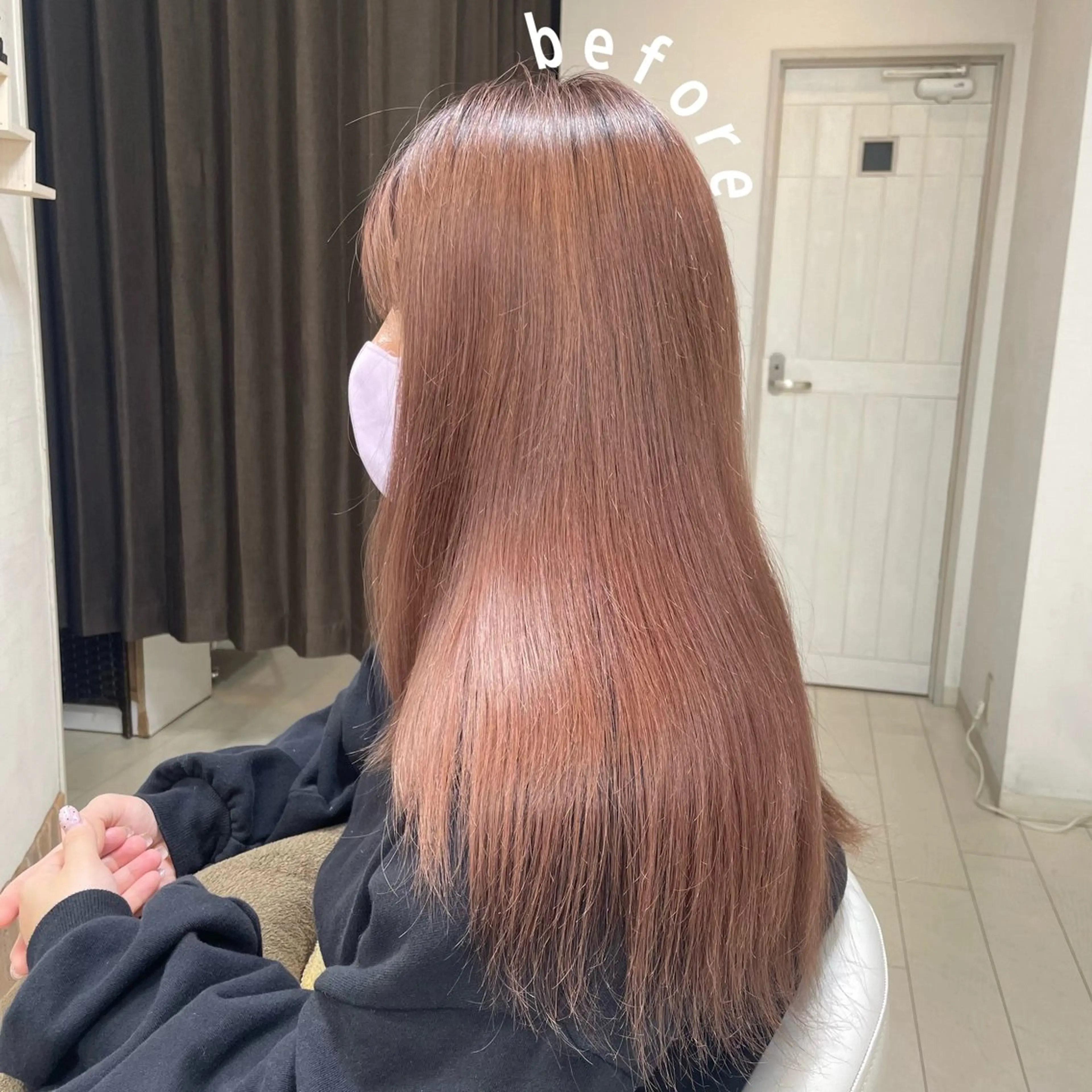 ロング アミーベル🧸🧡 本店✂️しおりのヘアスタイル