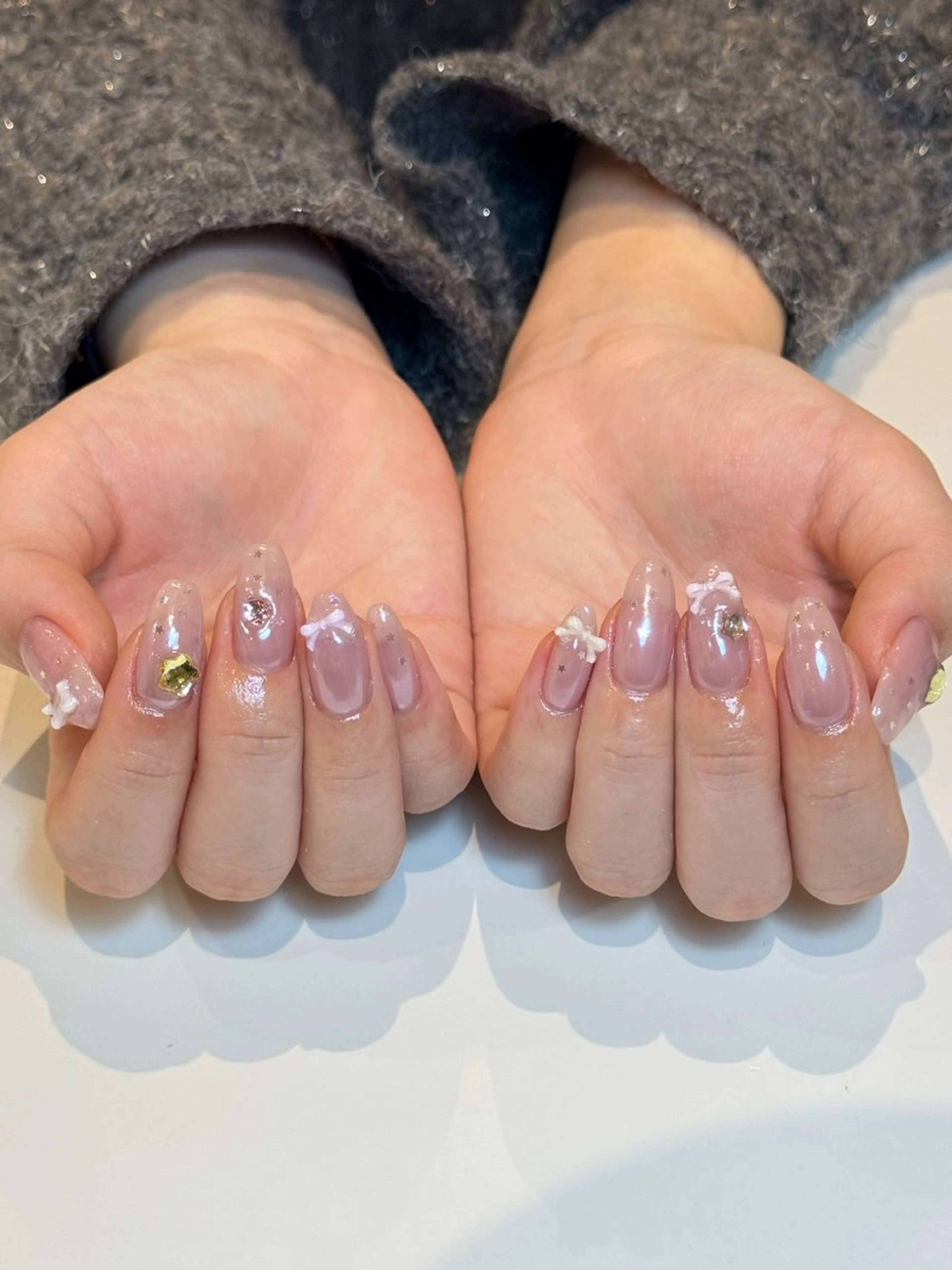 ネイル ハンドネイル 🦋 りえ🦋のネイルデザイン