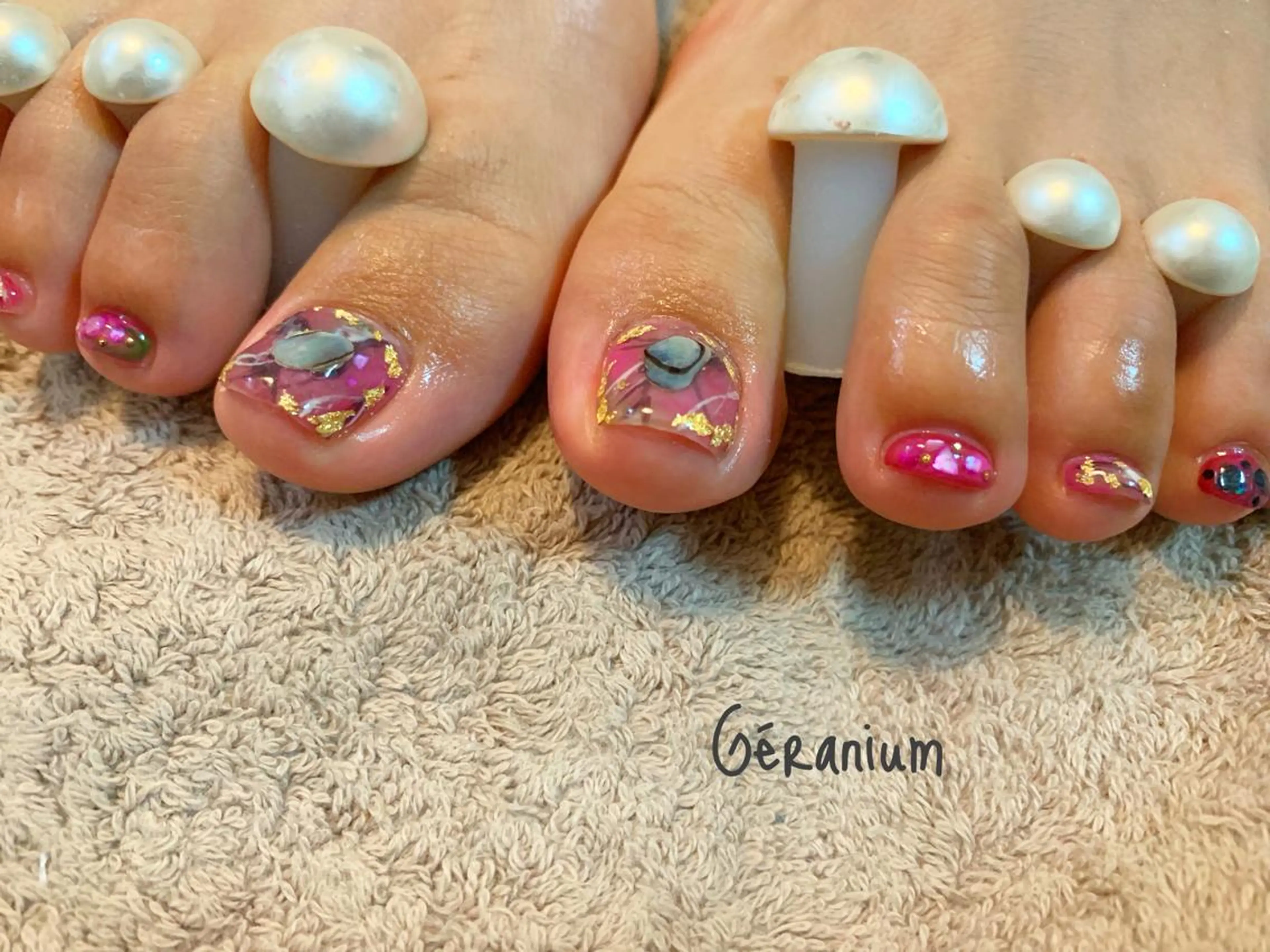 ネイル ハンドネイル GéRanium Harukaのネイルデザイン