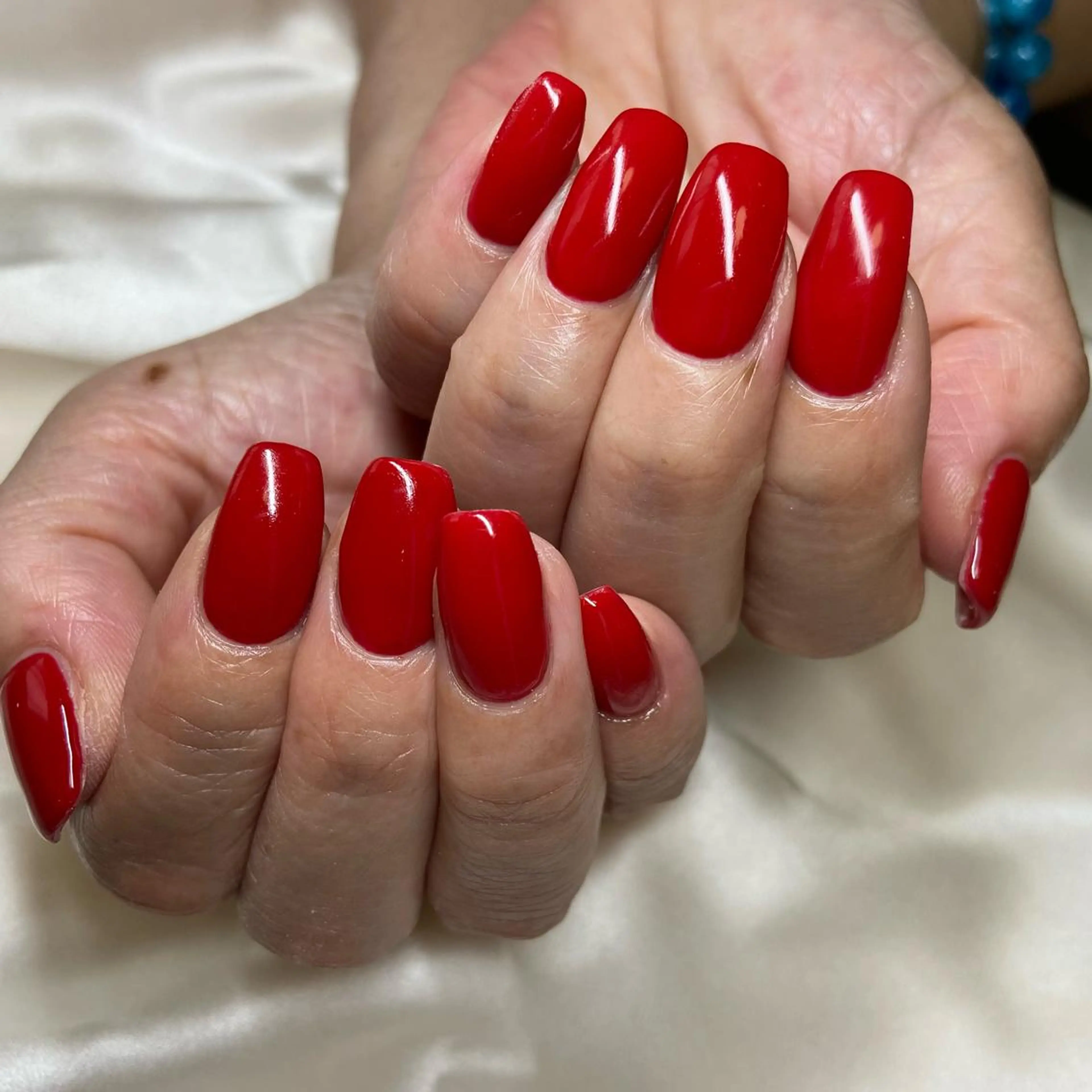 ワンカラーかラメグラの写真