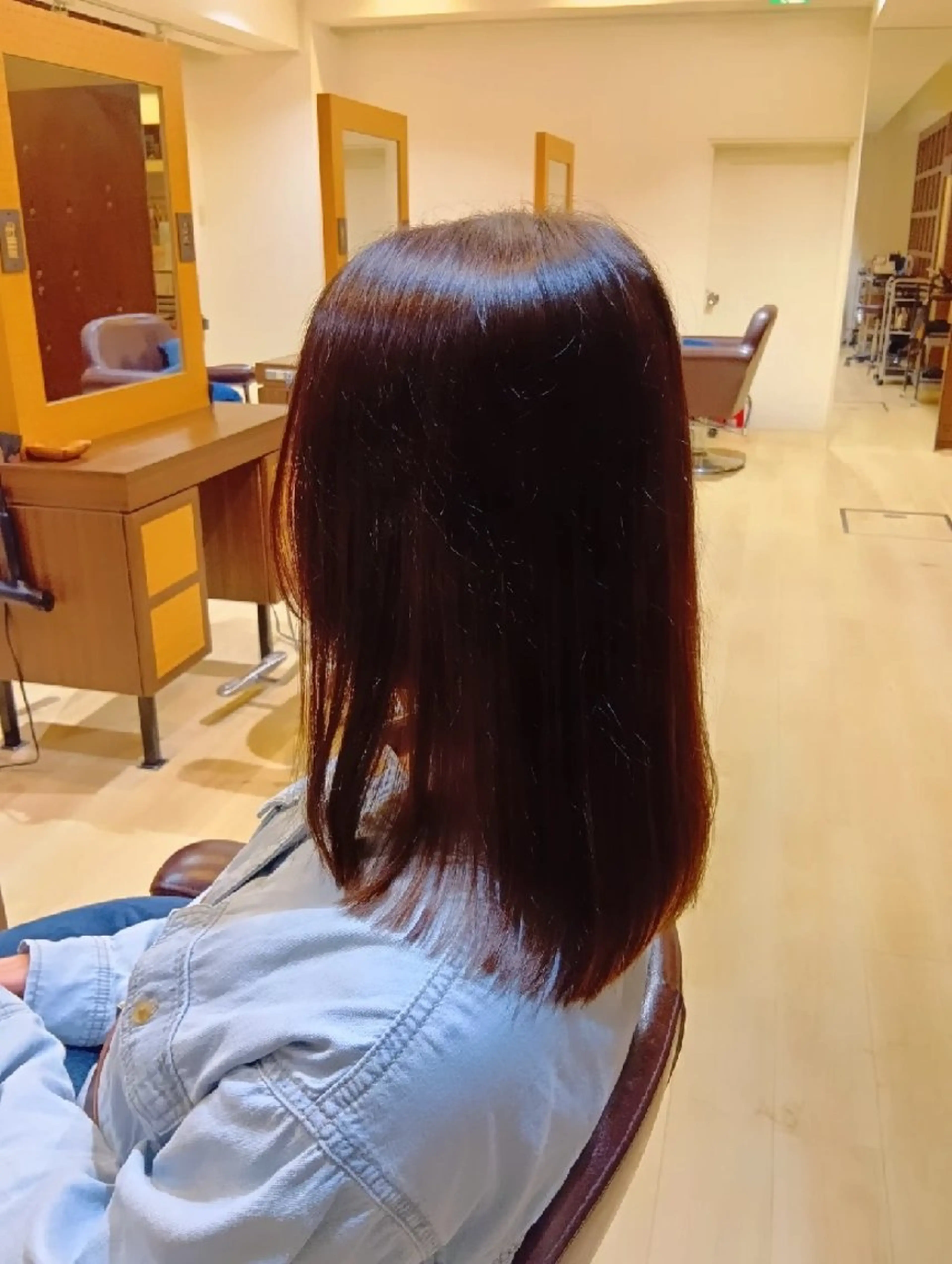 セミロング くせ毛 縮毛矯正 トリートメント カット 縮毛矯正 トリートメント 小林暢🌟Orque 髪質改善サロン🌙のヘアスタイル