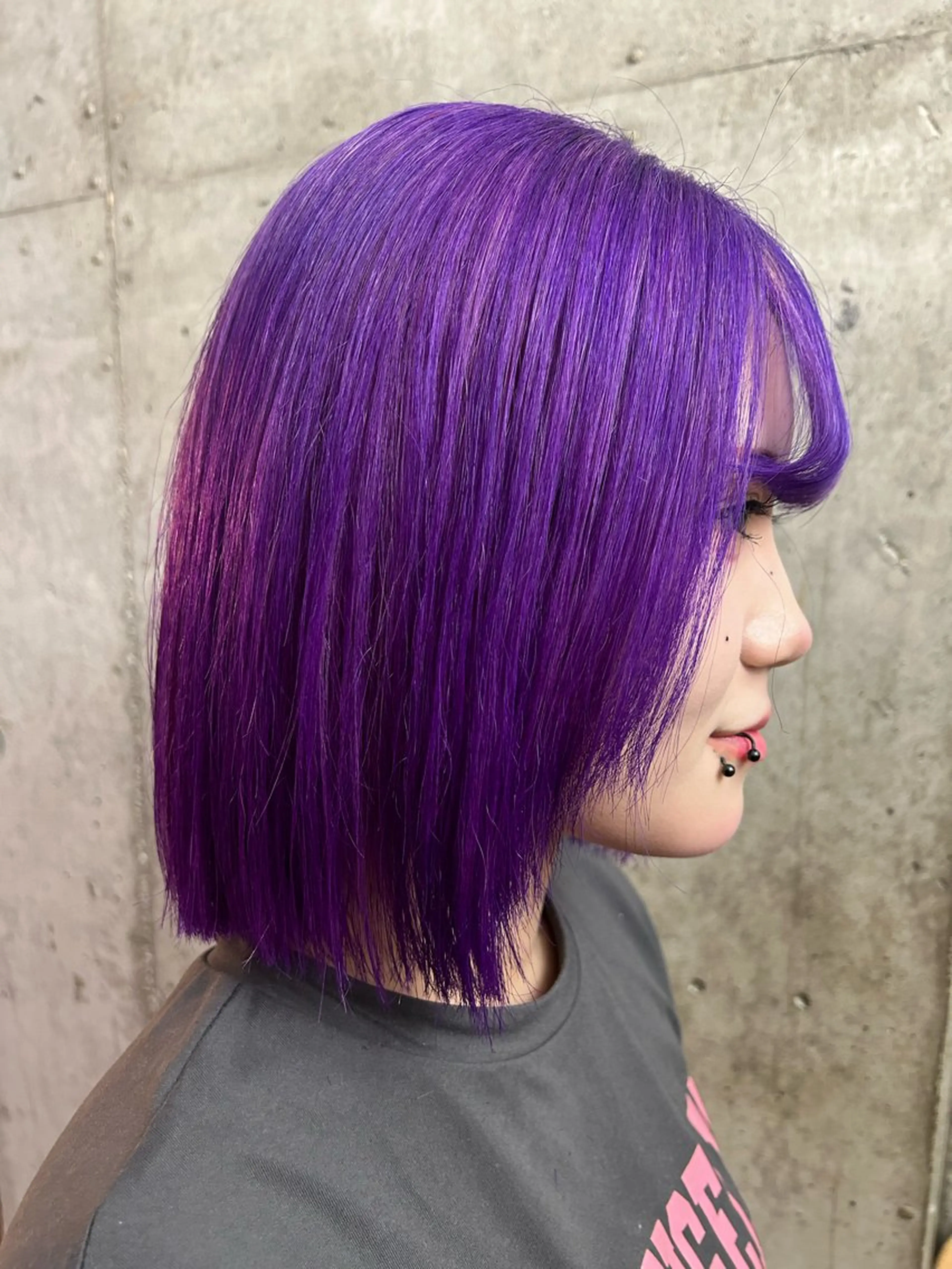 ミディアム カラー ヘアカラー トリートメント 🎨デザイン🥇 美髪・艶髪　日暮千敬のヘアスタイル