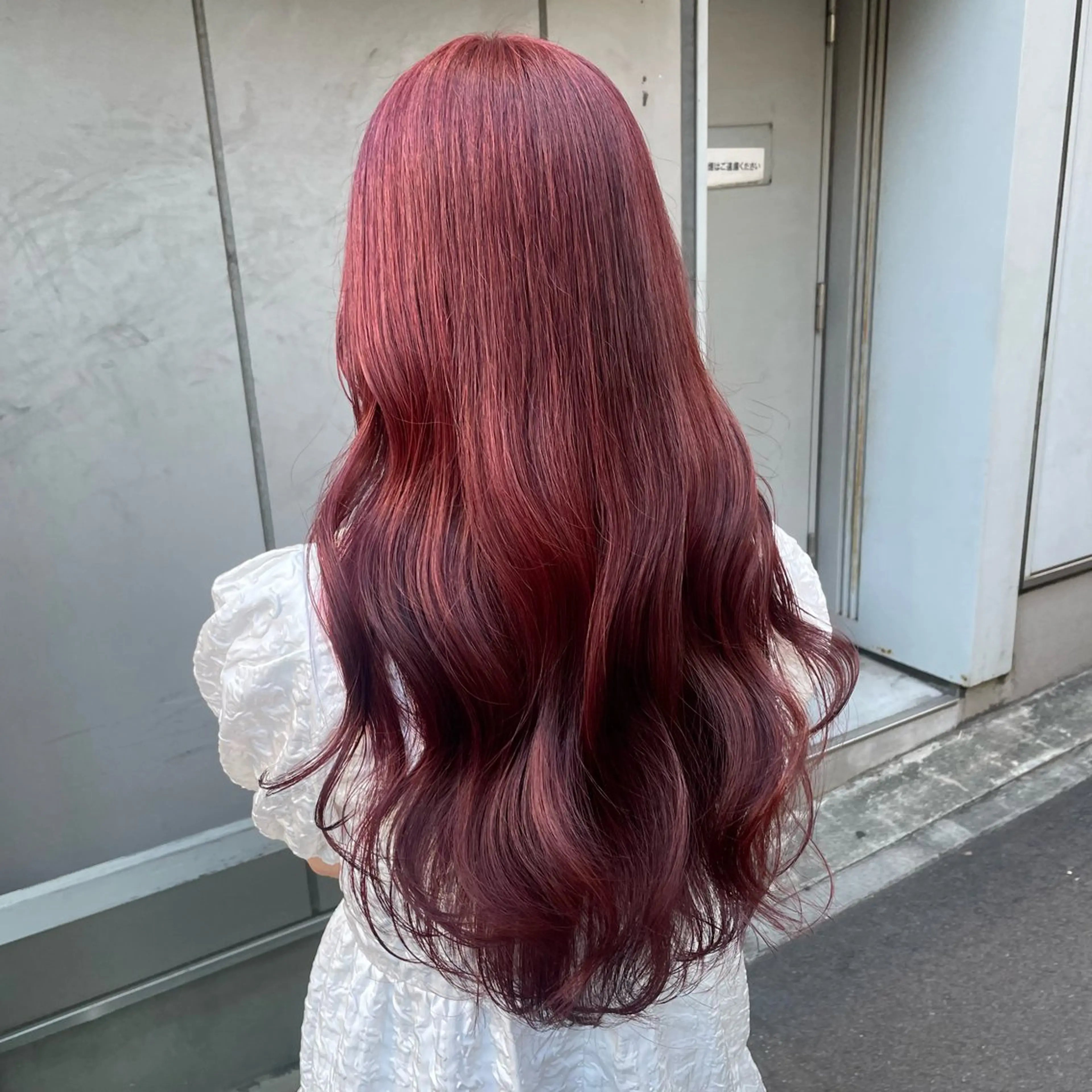 セミロング カラー ヘアカラー 大人っぽ♡上品な暖色 ♡ブリーチなし♡のヘアスタイル
