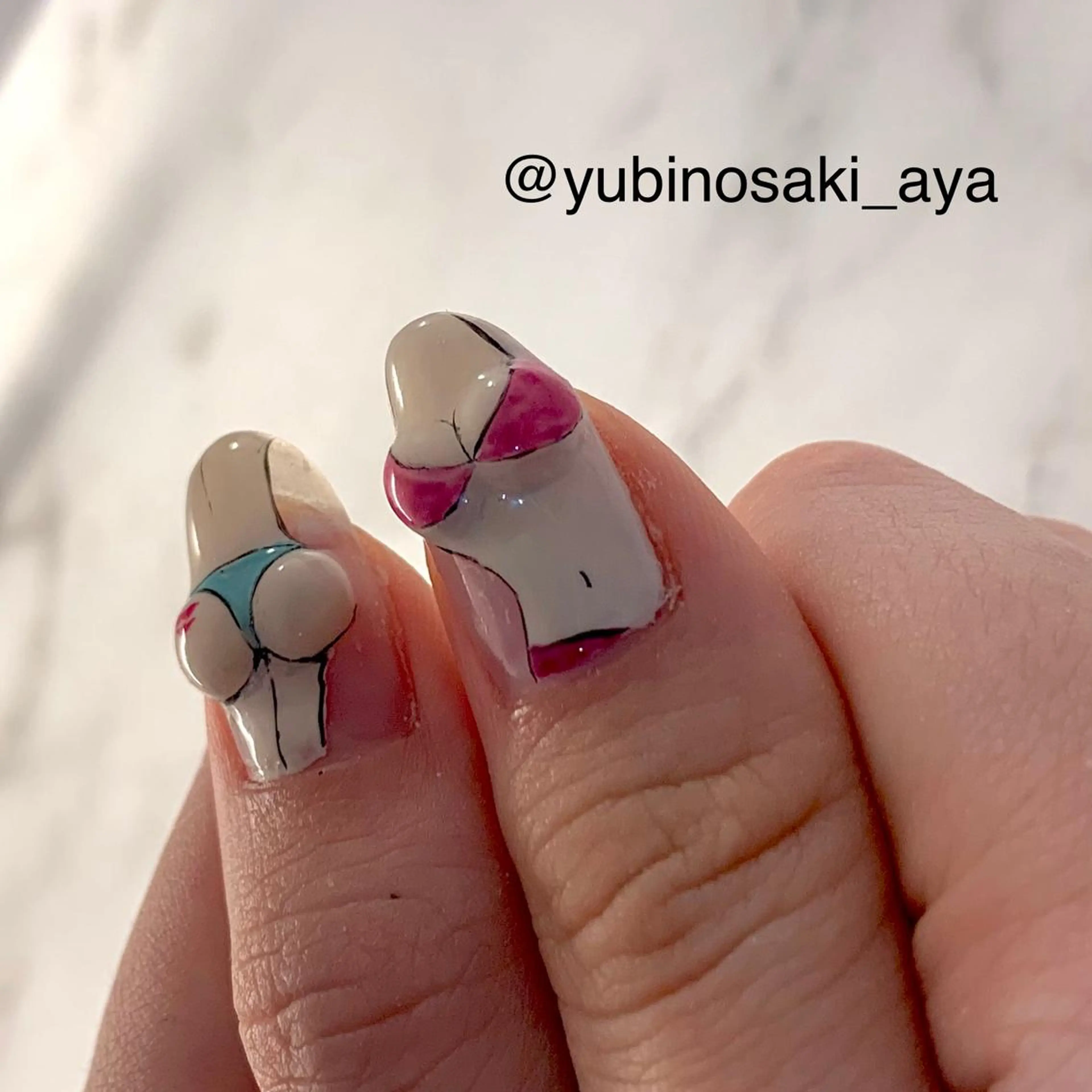 ネイル ハンドネイル フットネイル ゆびノさき茨木店 ニュアンス/アートのネイルデザイン