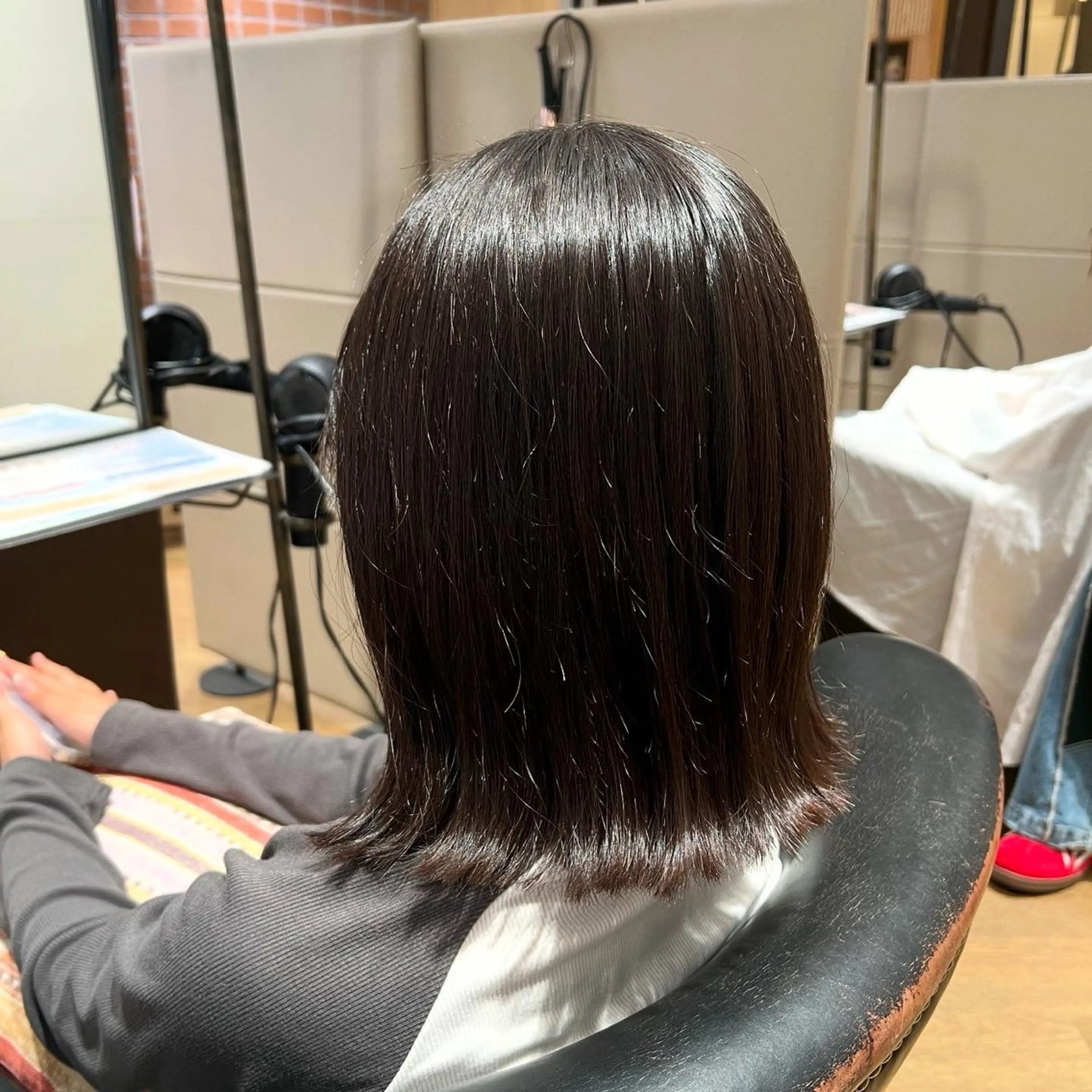 ミディアム 切りっぱなしボブ ボブ カット archive アスカのヘアスタイル