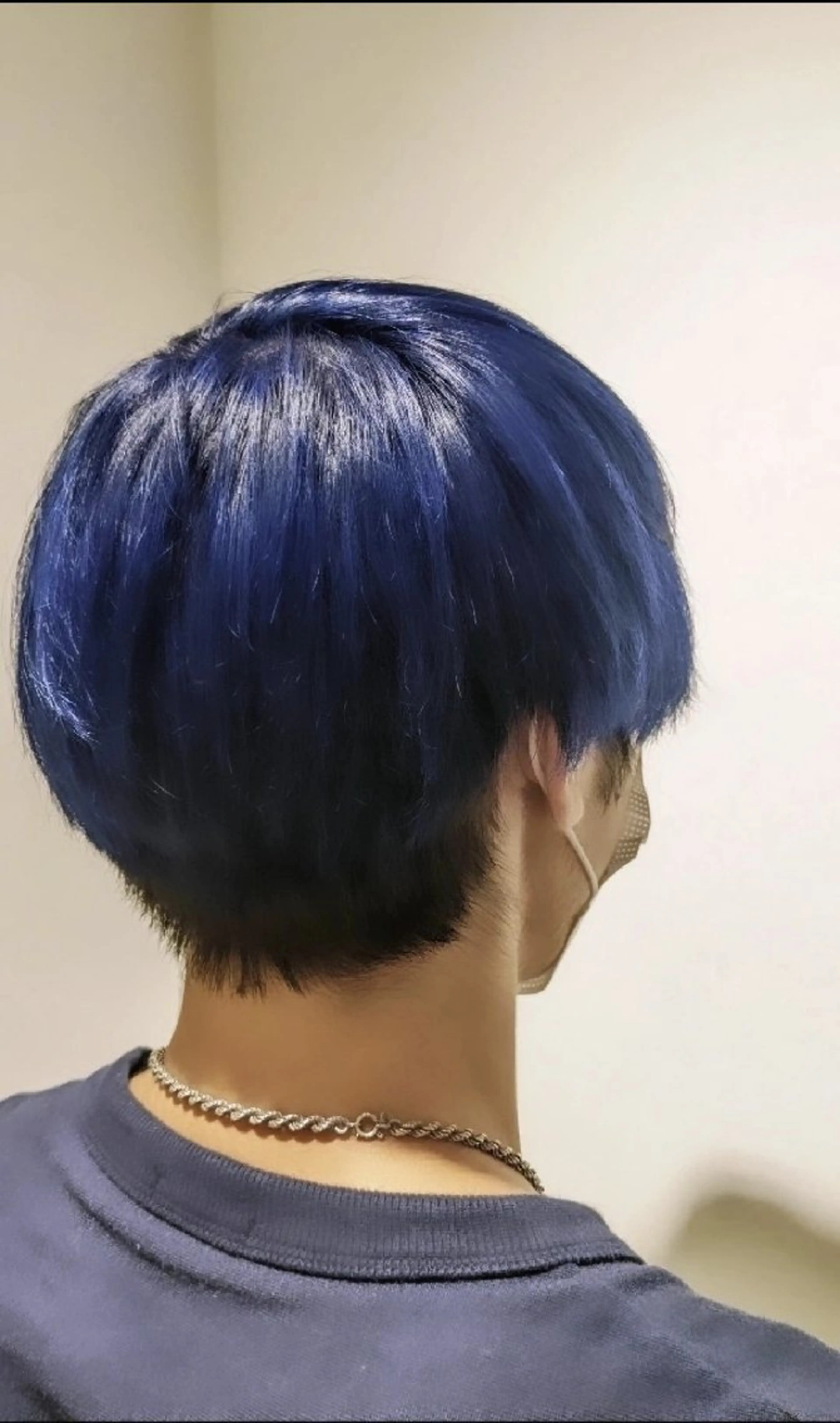 カラー メンズ ブルーカラー 橋本 健聖のヘアスタイル