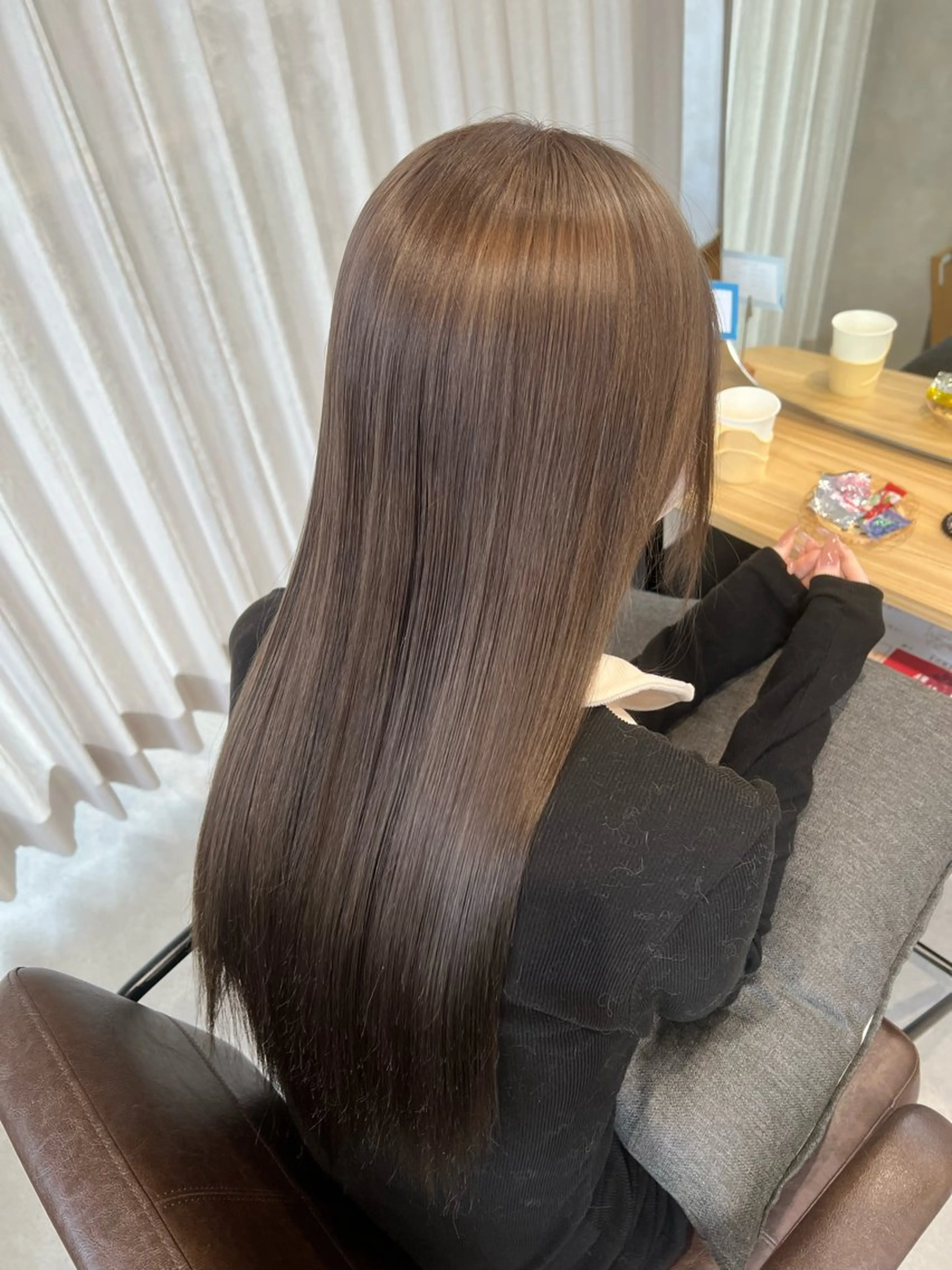 ロング カラー ブリーチ 透明感カラー 梅田/ 髪質改善/ 似合わせ/RINKAのヘアスタイル