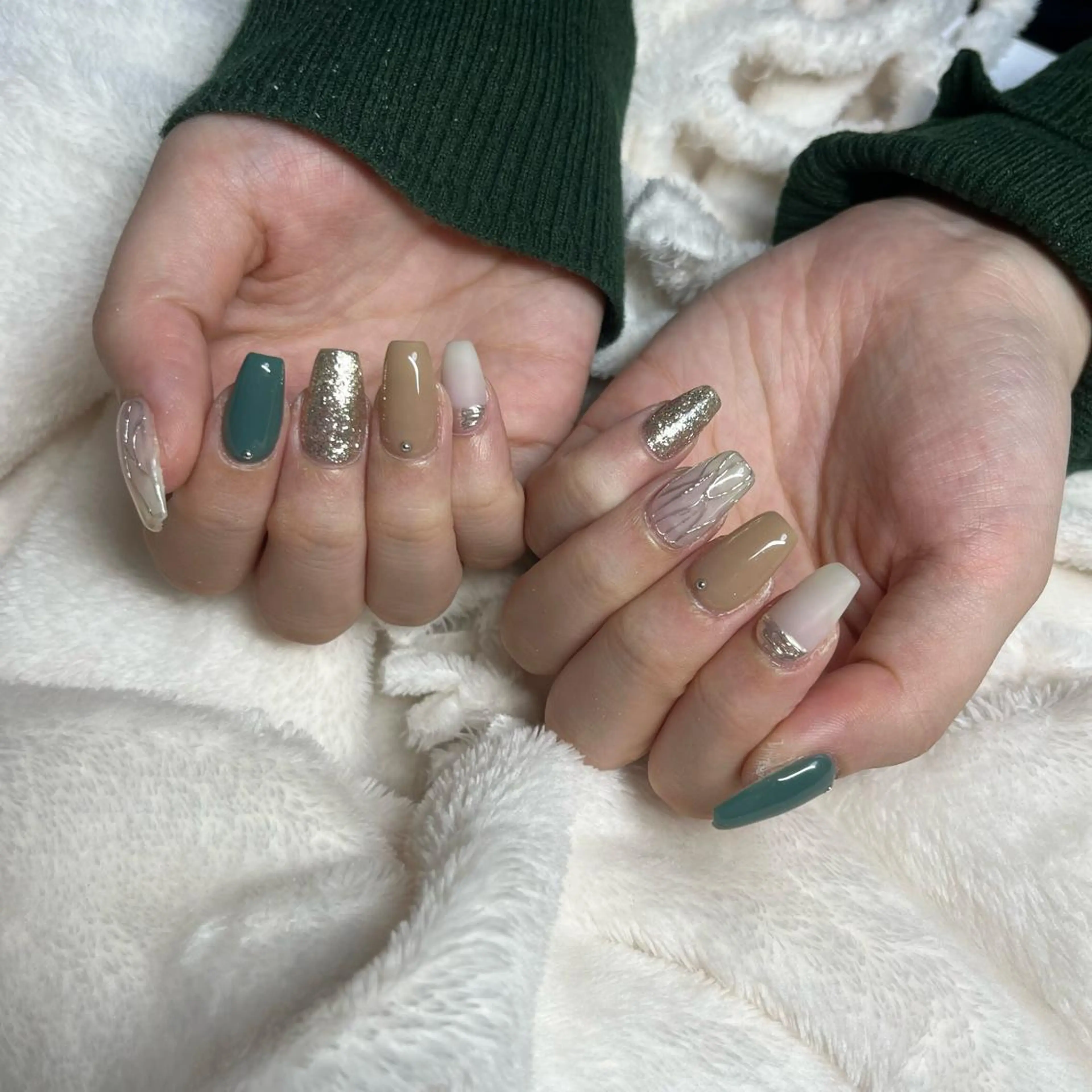 カラー ネイル nail salon LNのネイルデザイン