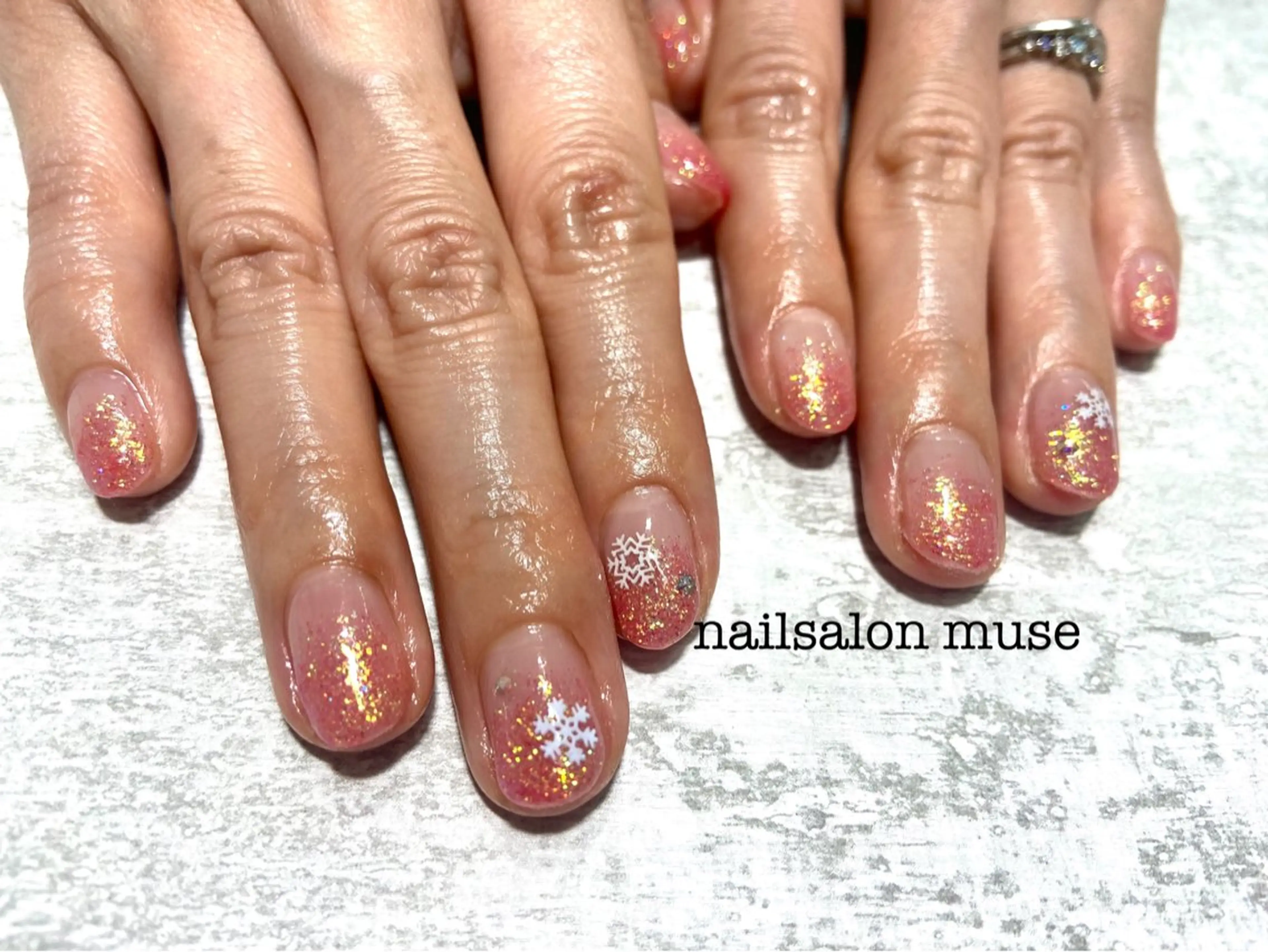 ネイル キラキラネイル Nail Salon MUSEのネイルデザイン