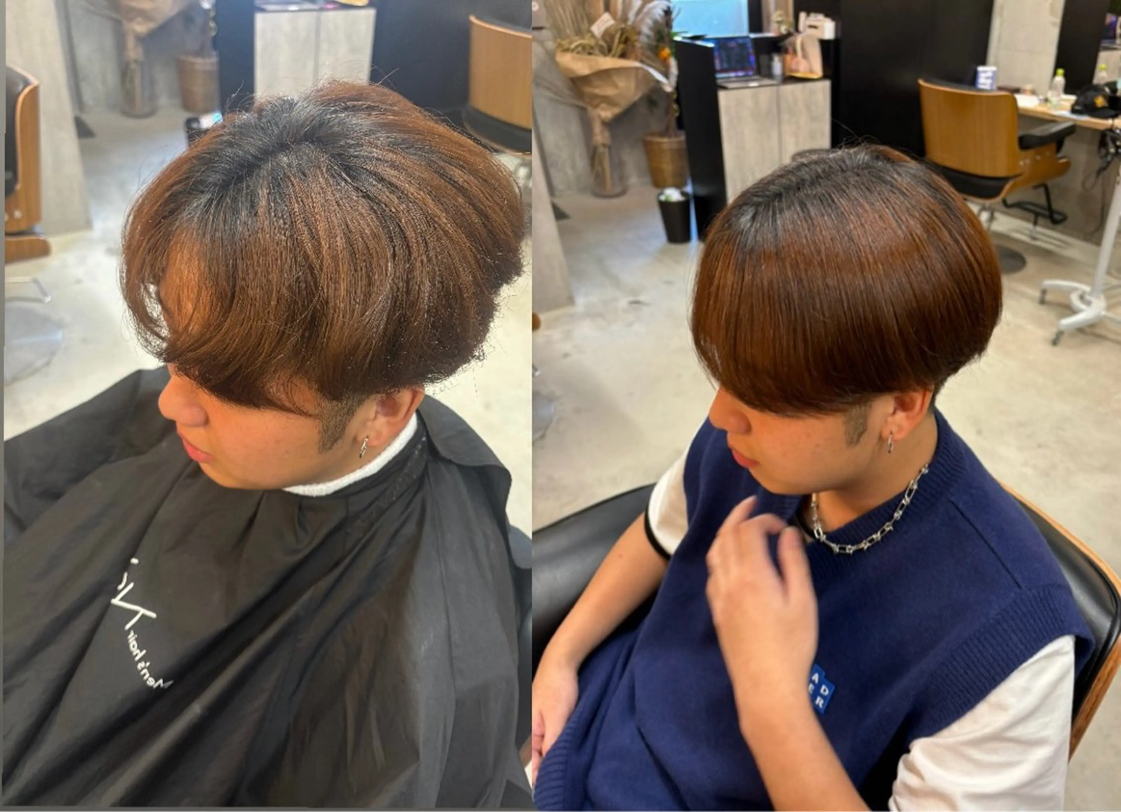 ショート カット 縮毛矯正 石井希武/学芸大学/ パーマ/縮毛矯正のヘアスタイル