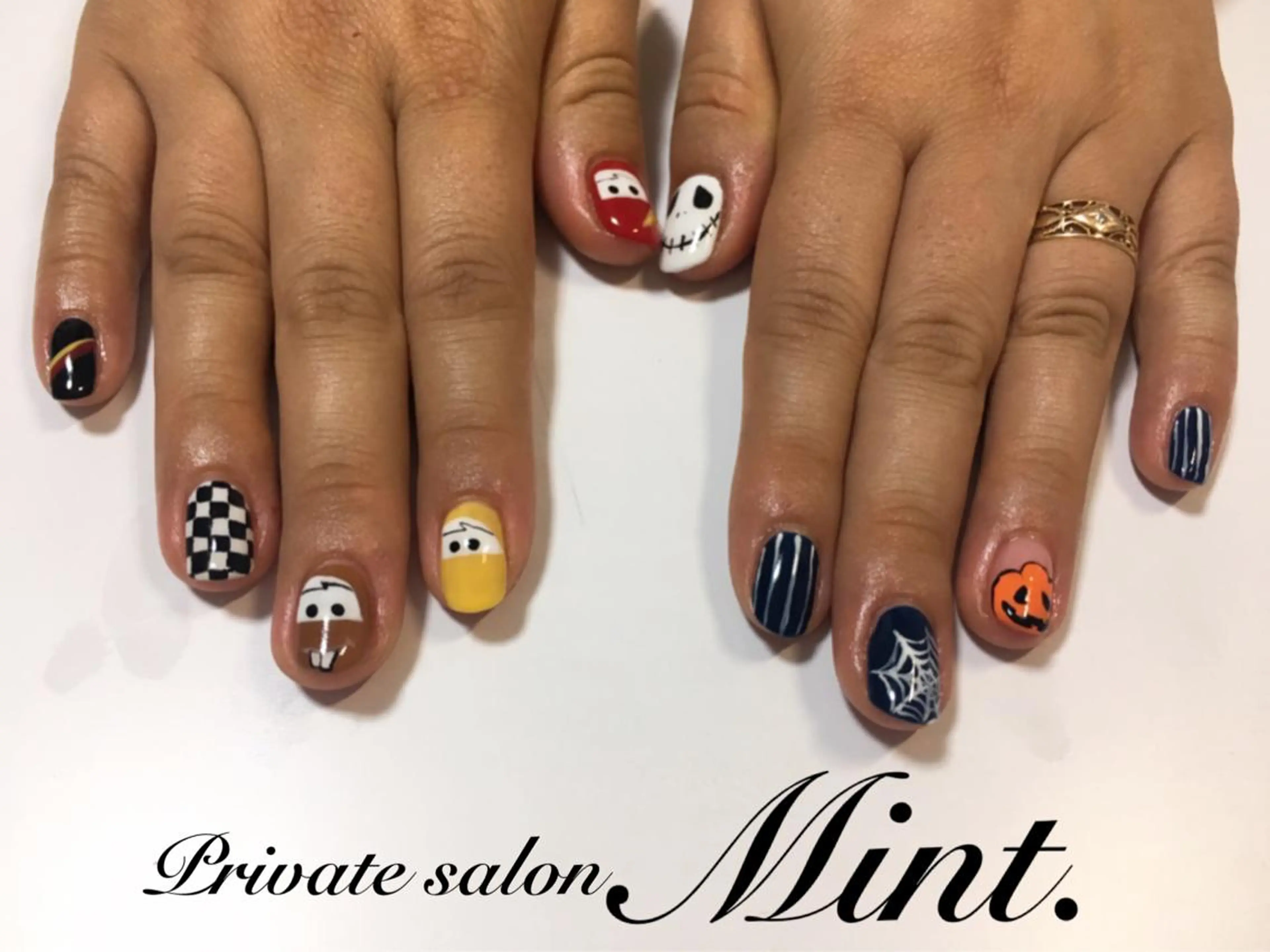 ショート ネイル アートネイル ジェルネイル ハンドネイル Mint. nailのネイルデザイン