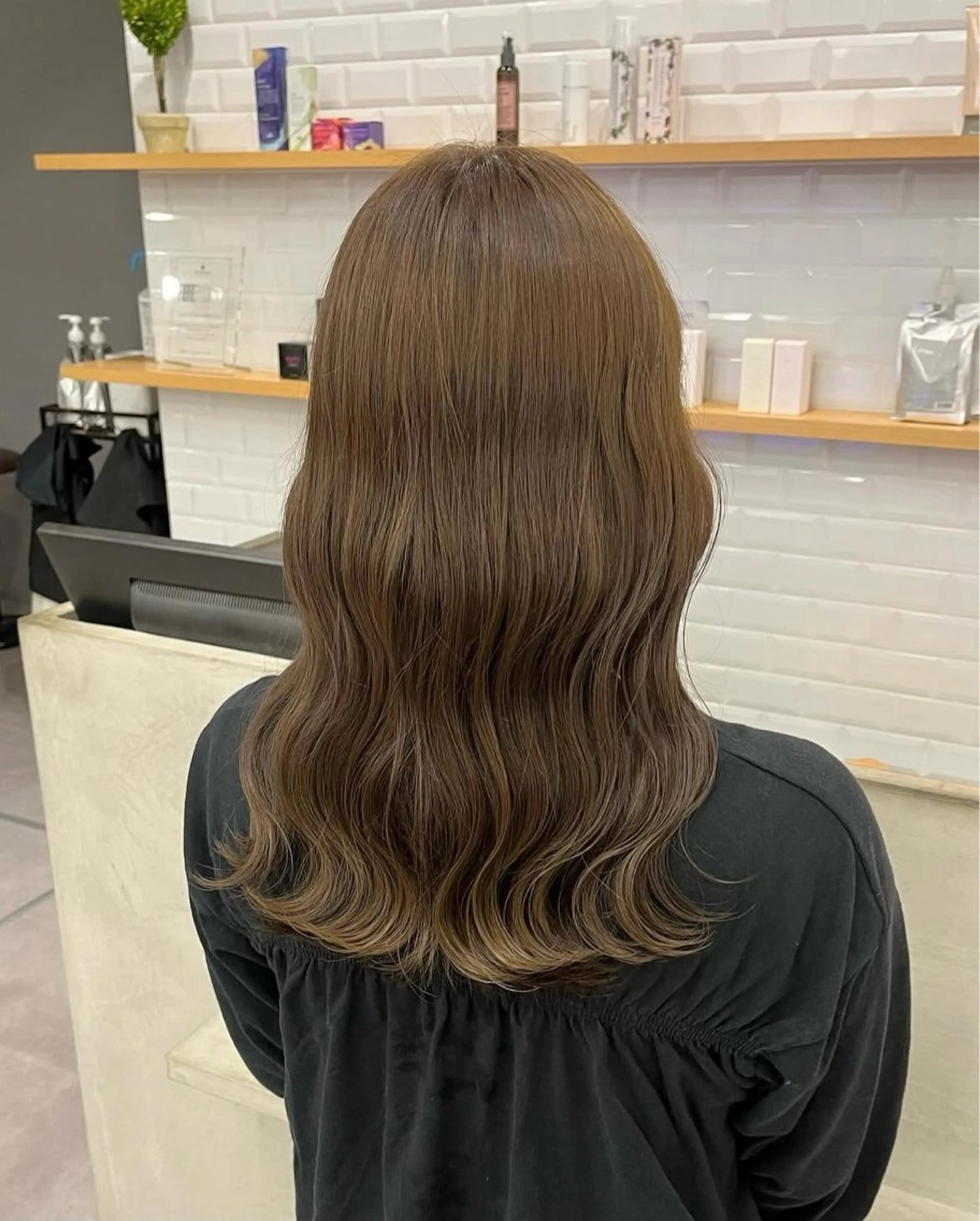 ロング カラー ベージュカラー カット ヘアカラー トリートメント 谷口晴美　ピンク / 透明感カラーのヘアスタイル