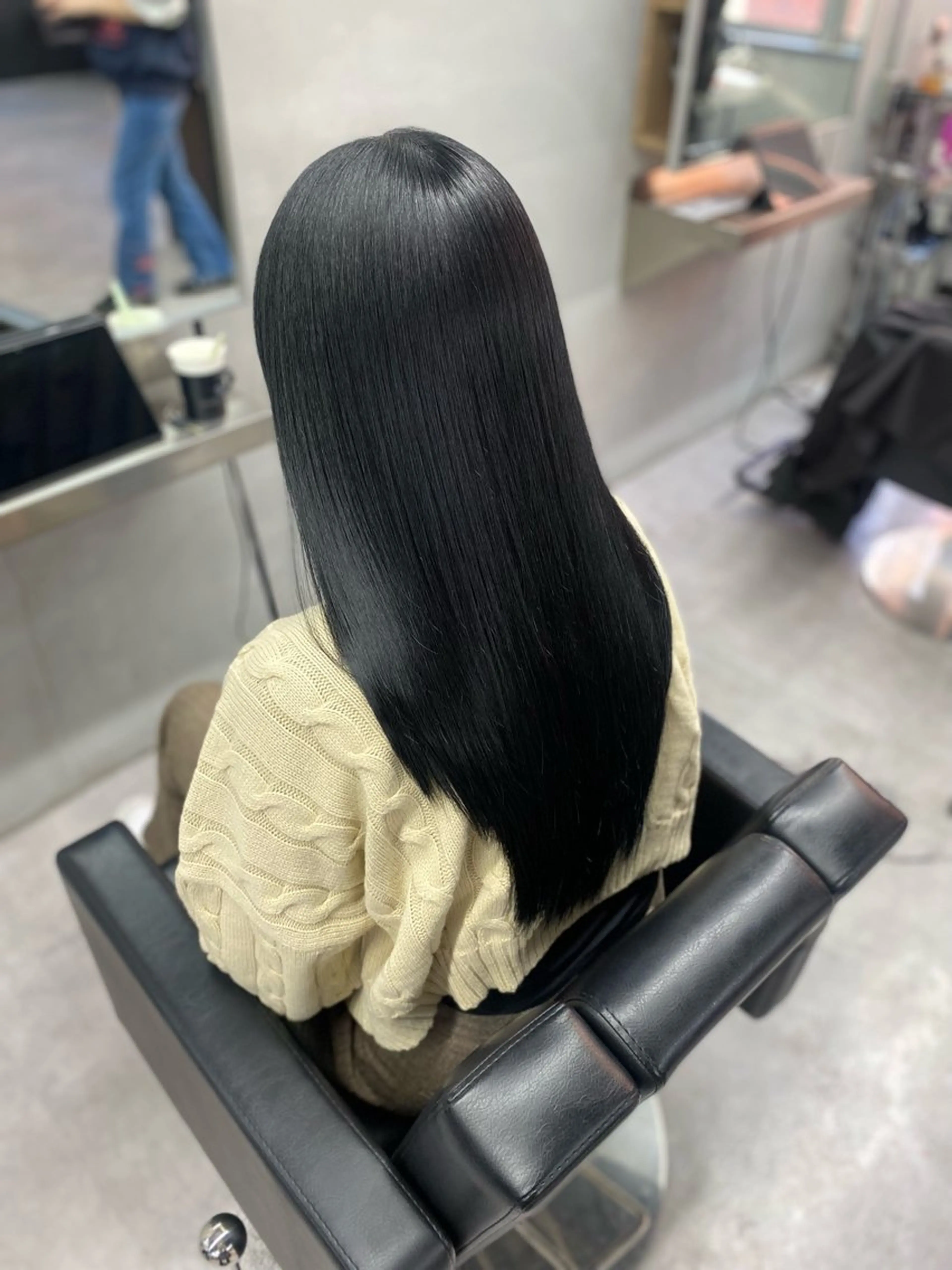 ロング 髪質改善 トリートメント カット ヘアカラー トリートメント 艶髪/縮毛矯正 🫧辻野海羽のヘアスタイル