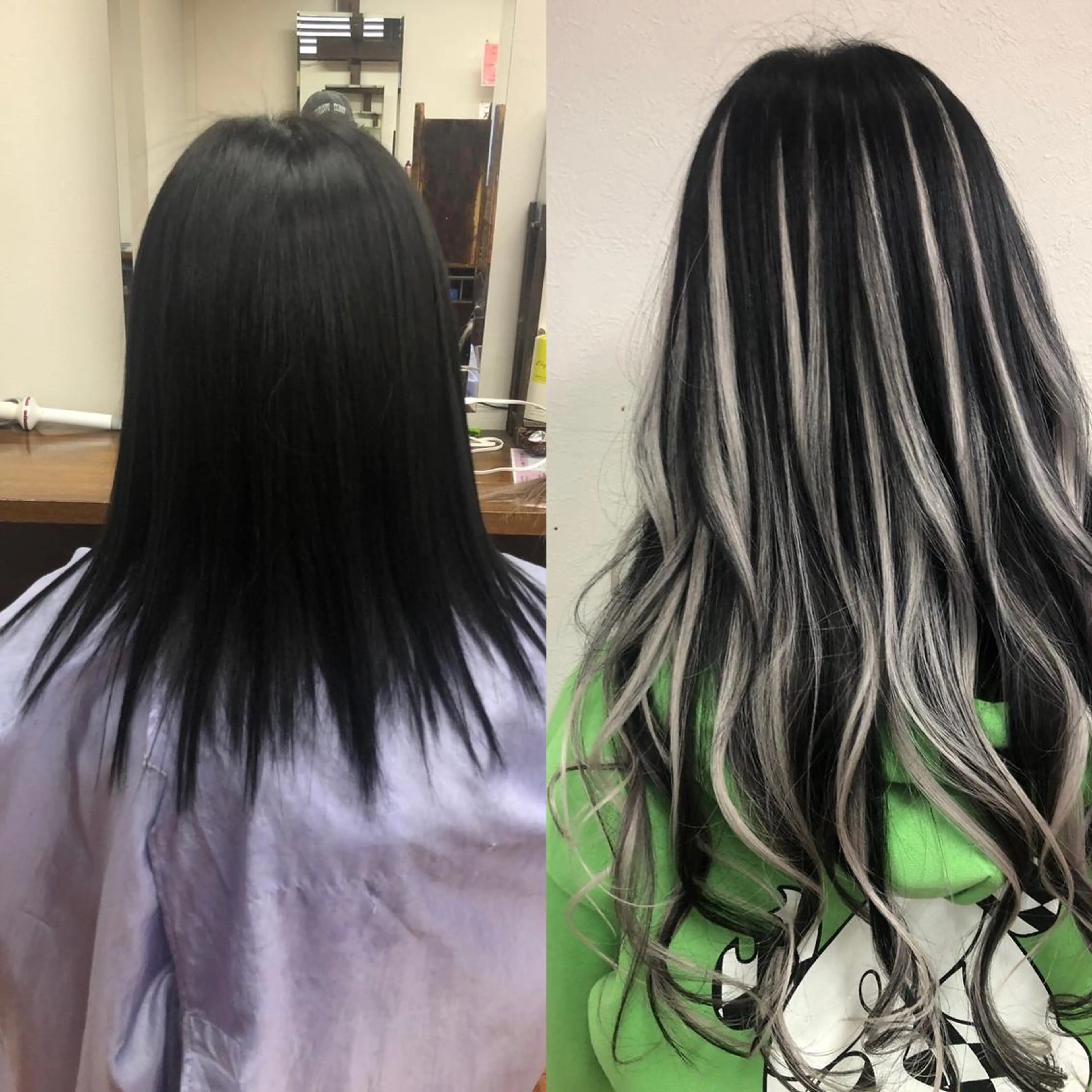 カラー ライブトレア YOSHIKIのヘアスタイル