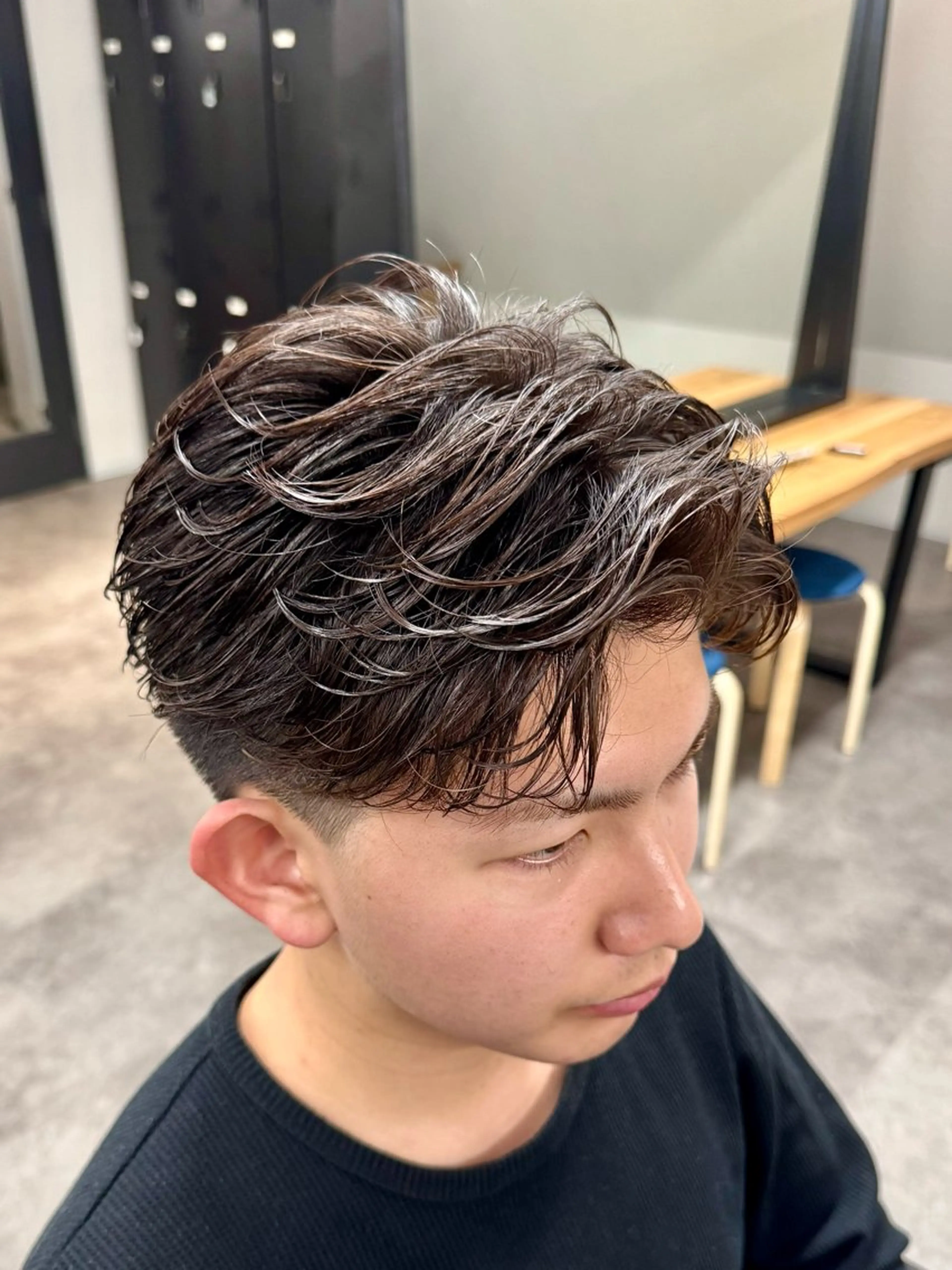 ショート ショートヘア カット 立川韓国メンズヘア ニュアンスパーマ安井のヘアスタイル