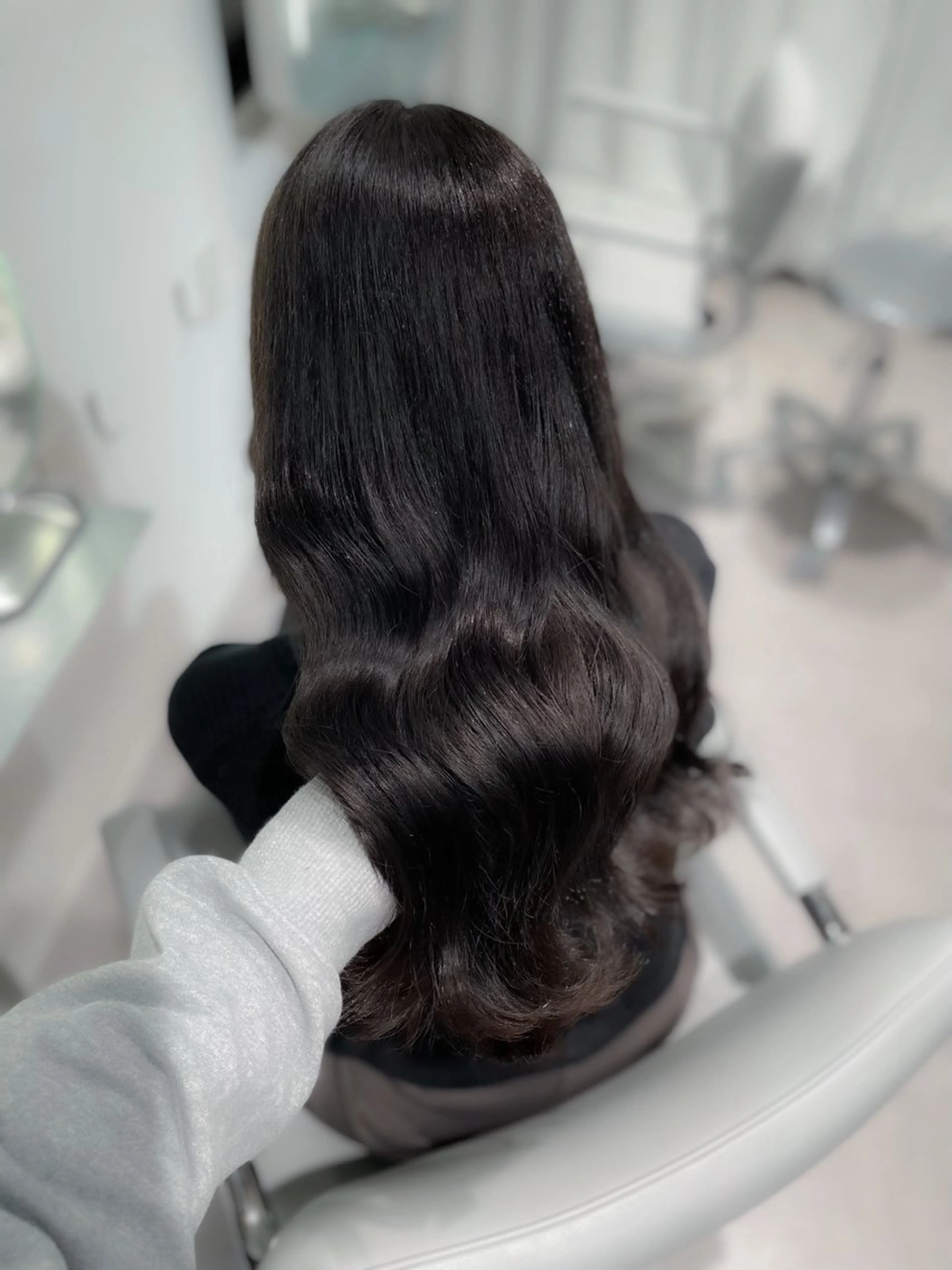 セミロング カット ヘアカラー トリートメント 透明感たっぷり柔らか 可愛いStyle杏琉のヘアスタイル