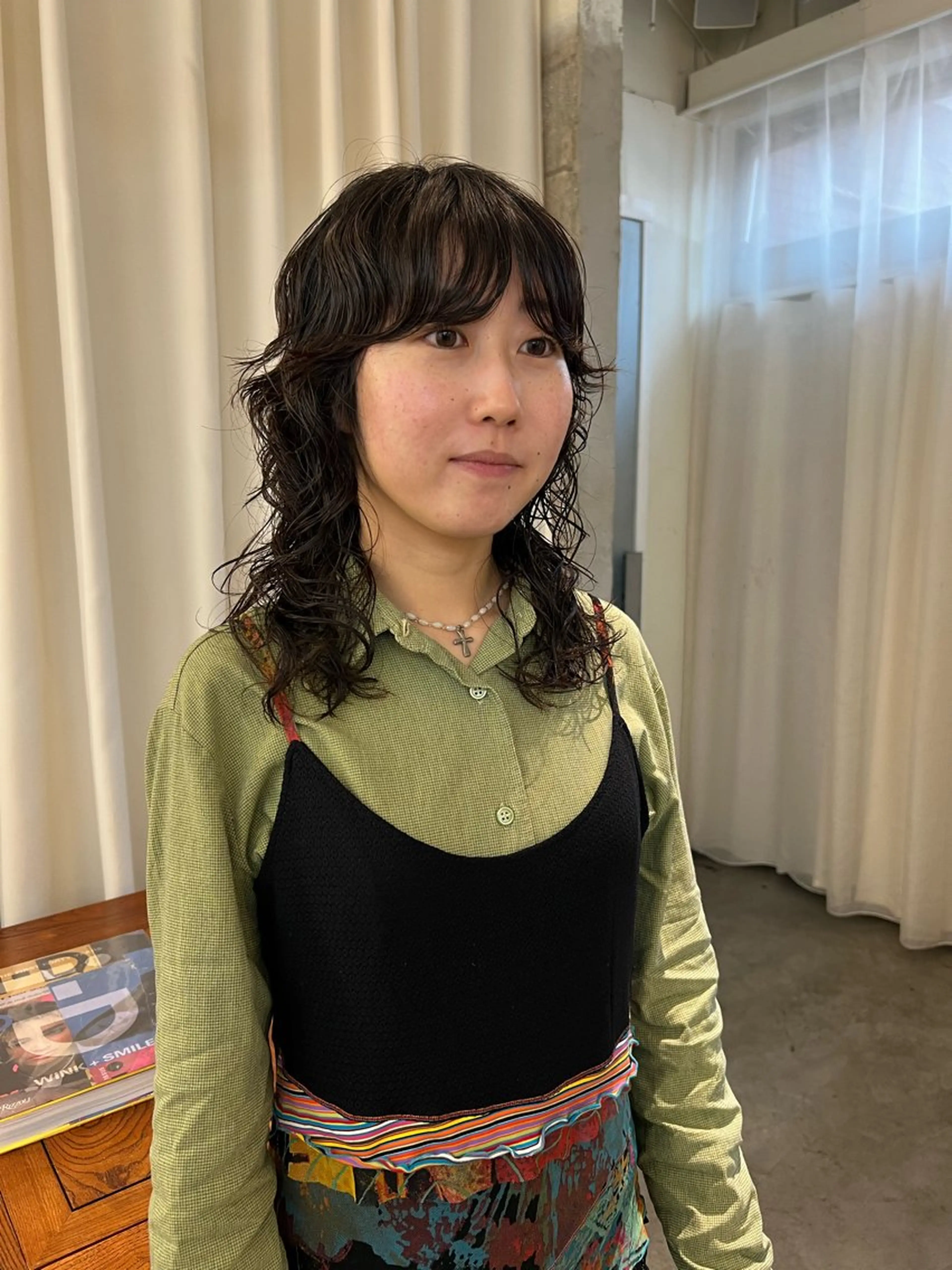 ロング カラー パーマ カット ヘアカラー パーマ haco＋所属・圧倒的デザイン力 店長🎨RENAのヘアスタイル