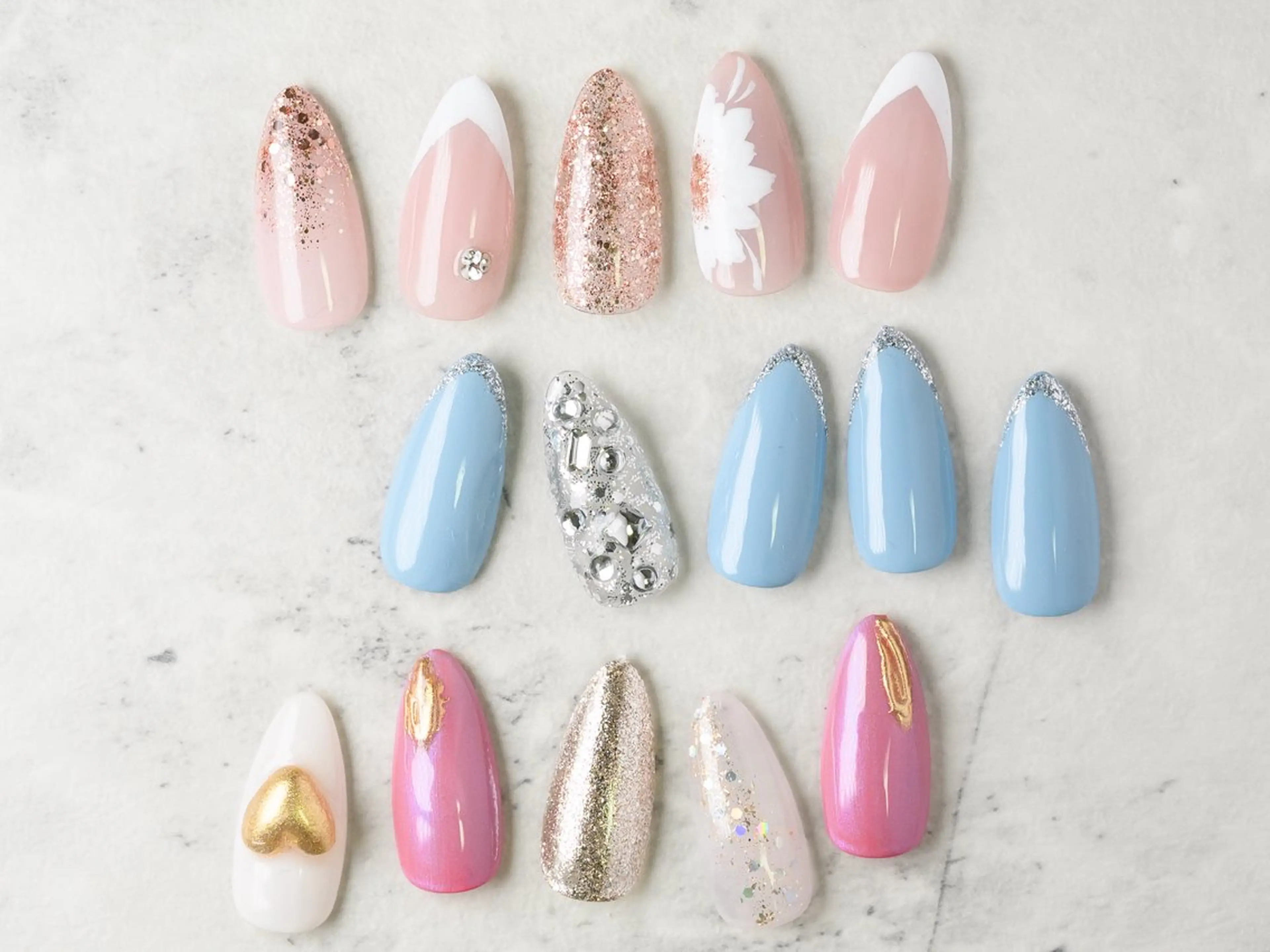 ネイル 長さ出し フットネイル ジェルネイル 韓国ネイル マグネットネイル ハンドネイル Nail Annのネイルデザイン
