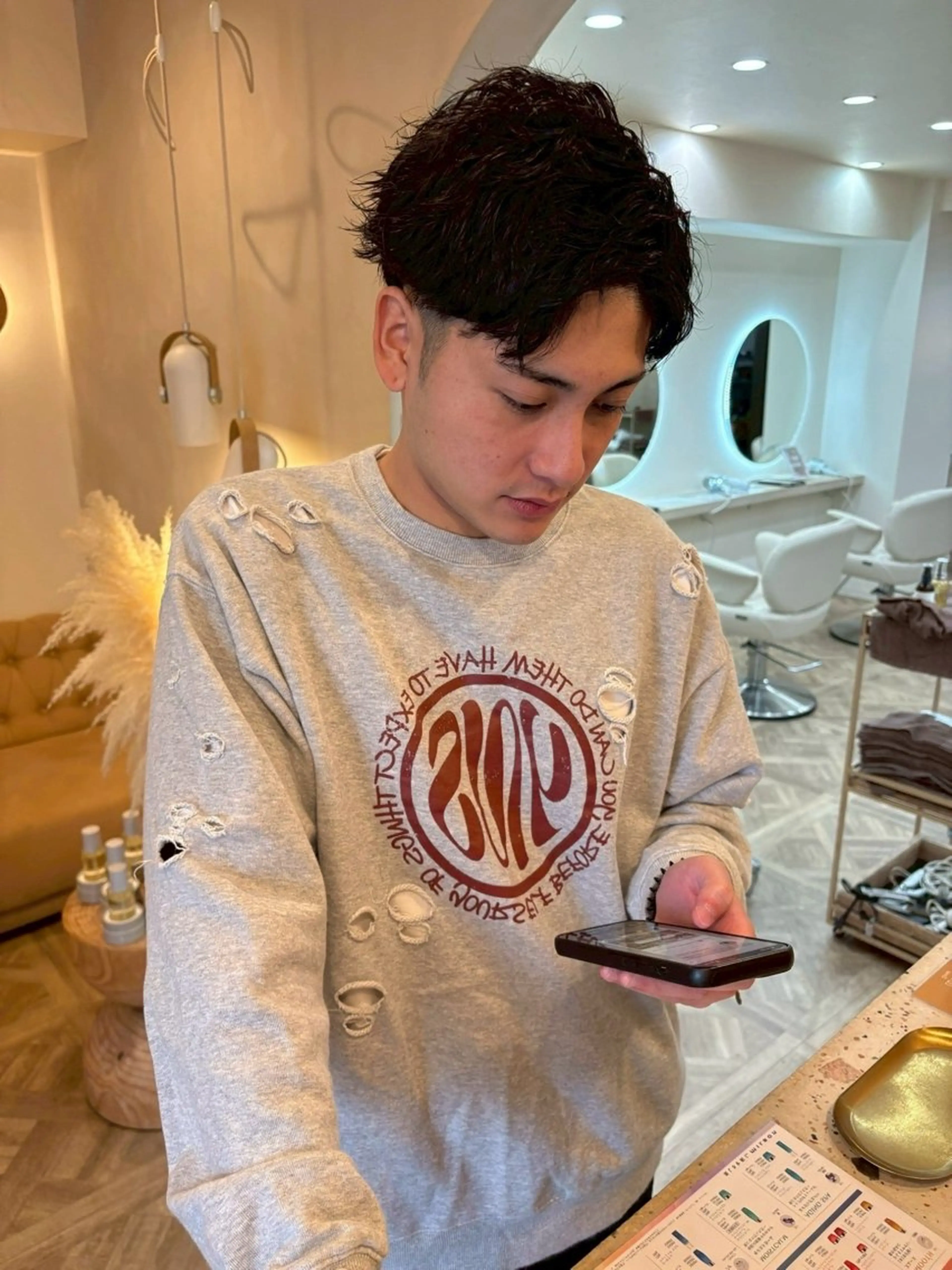 メンズ カット メンズパーマ/長岡 坂口祥貴/店長のヘアスタイル