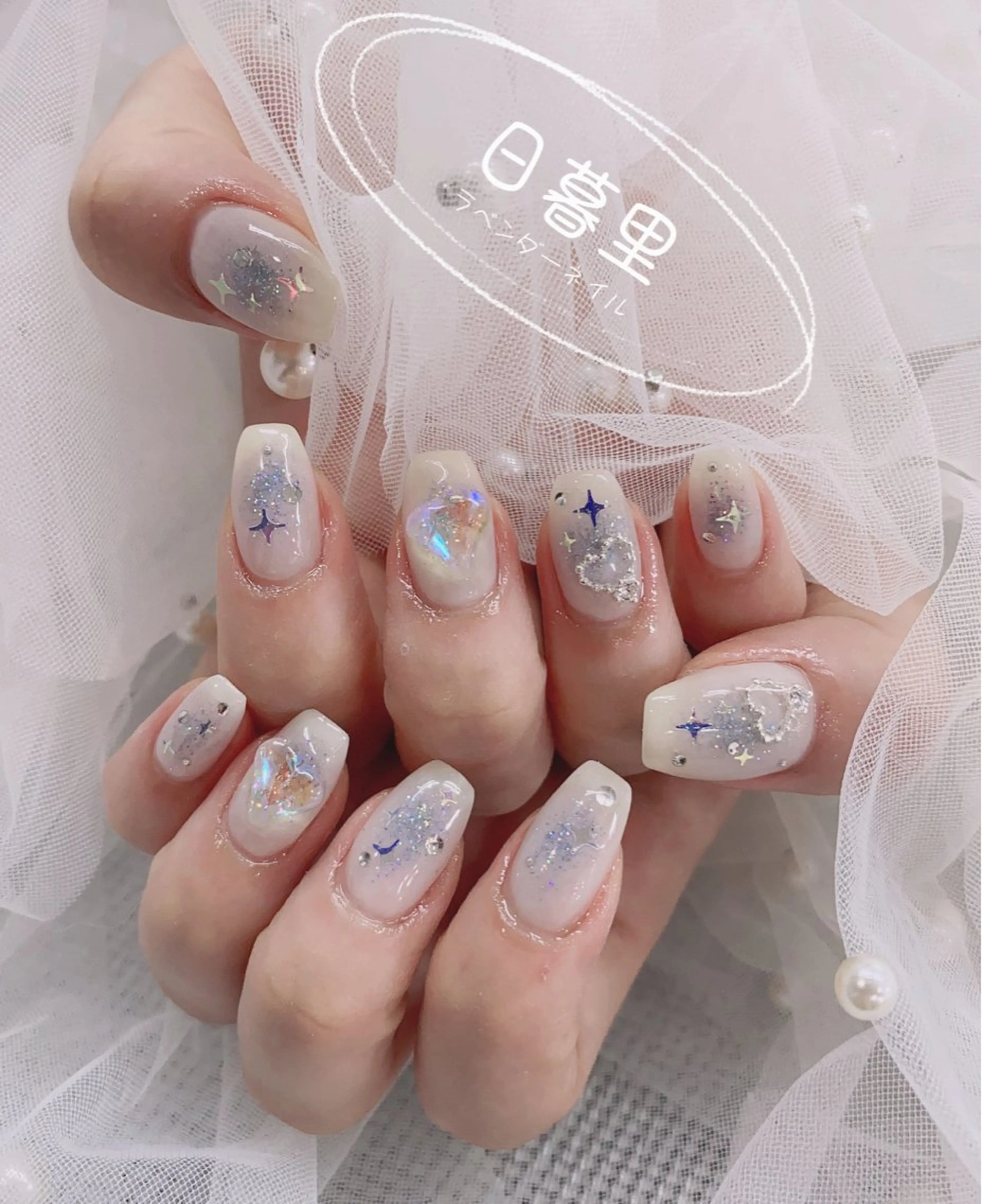 ネイル ラベンダー💖日暮里 ルル💖ネイルのネイルデザイン