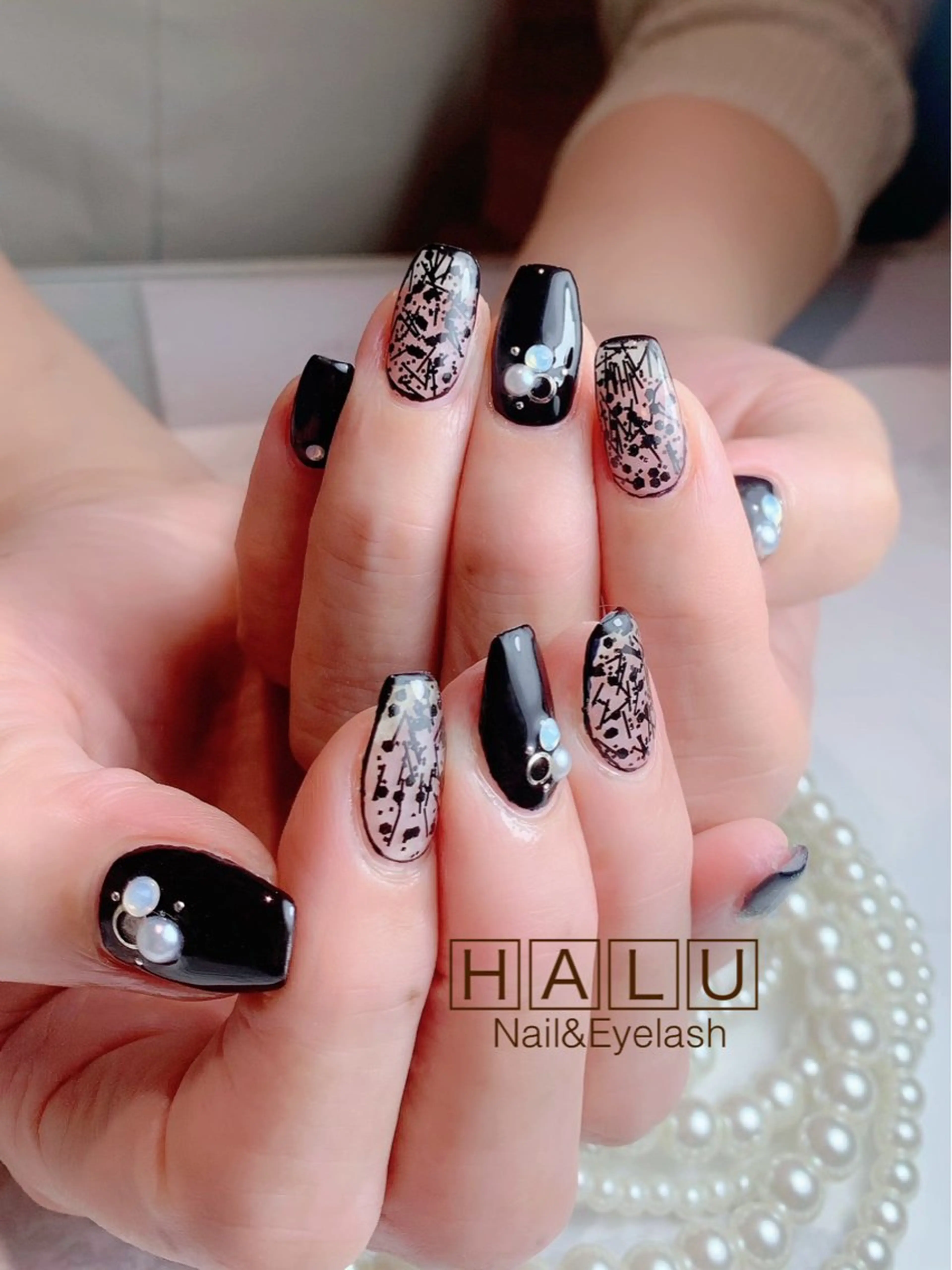 ネイル ハロウィン HALU ハルのネイルデザイン