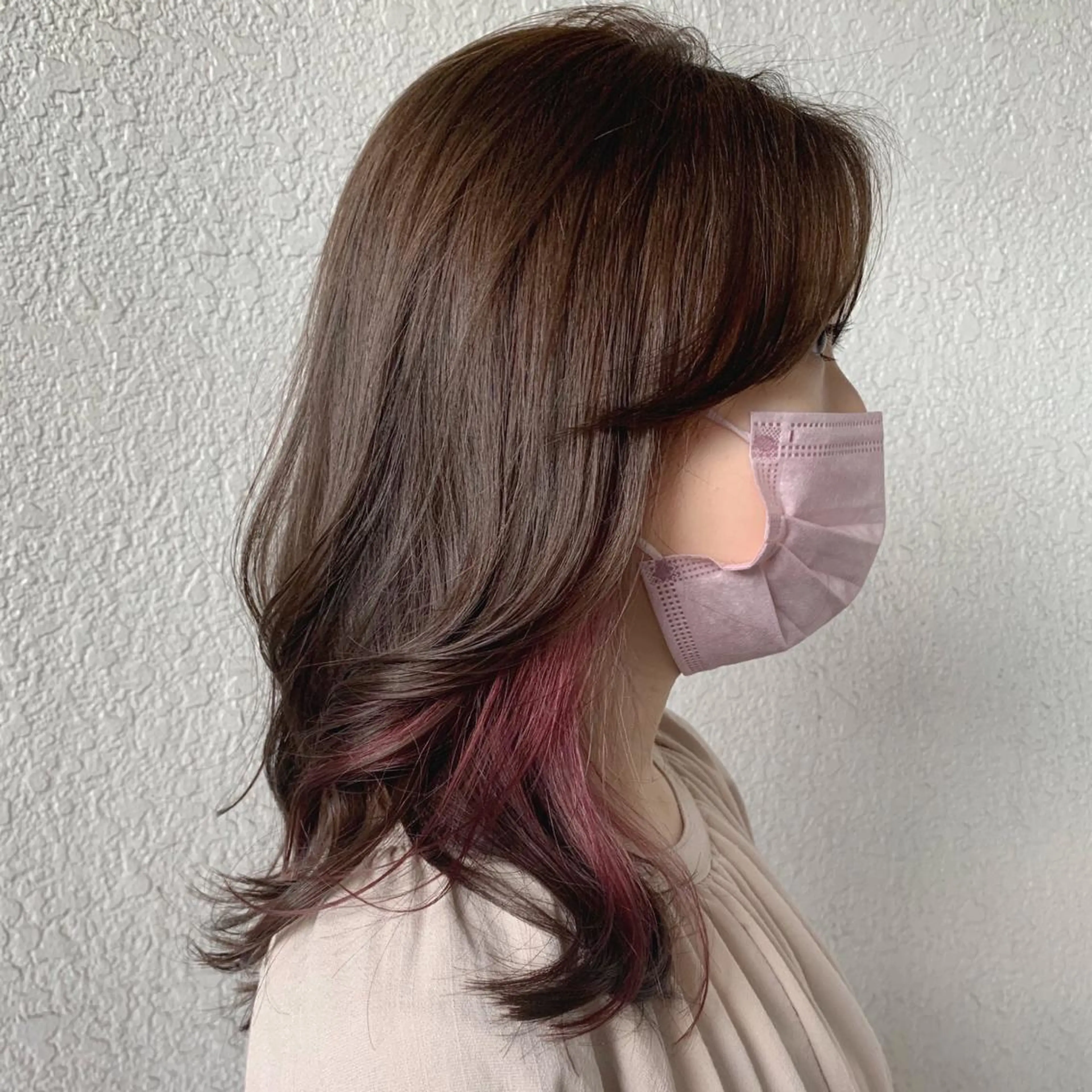 ミディアム 鈴木 梓のヘアスタイル