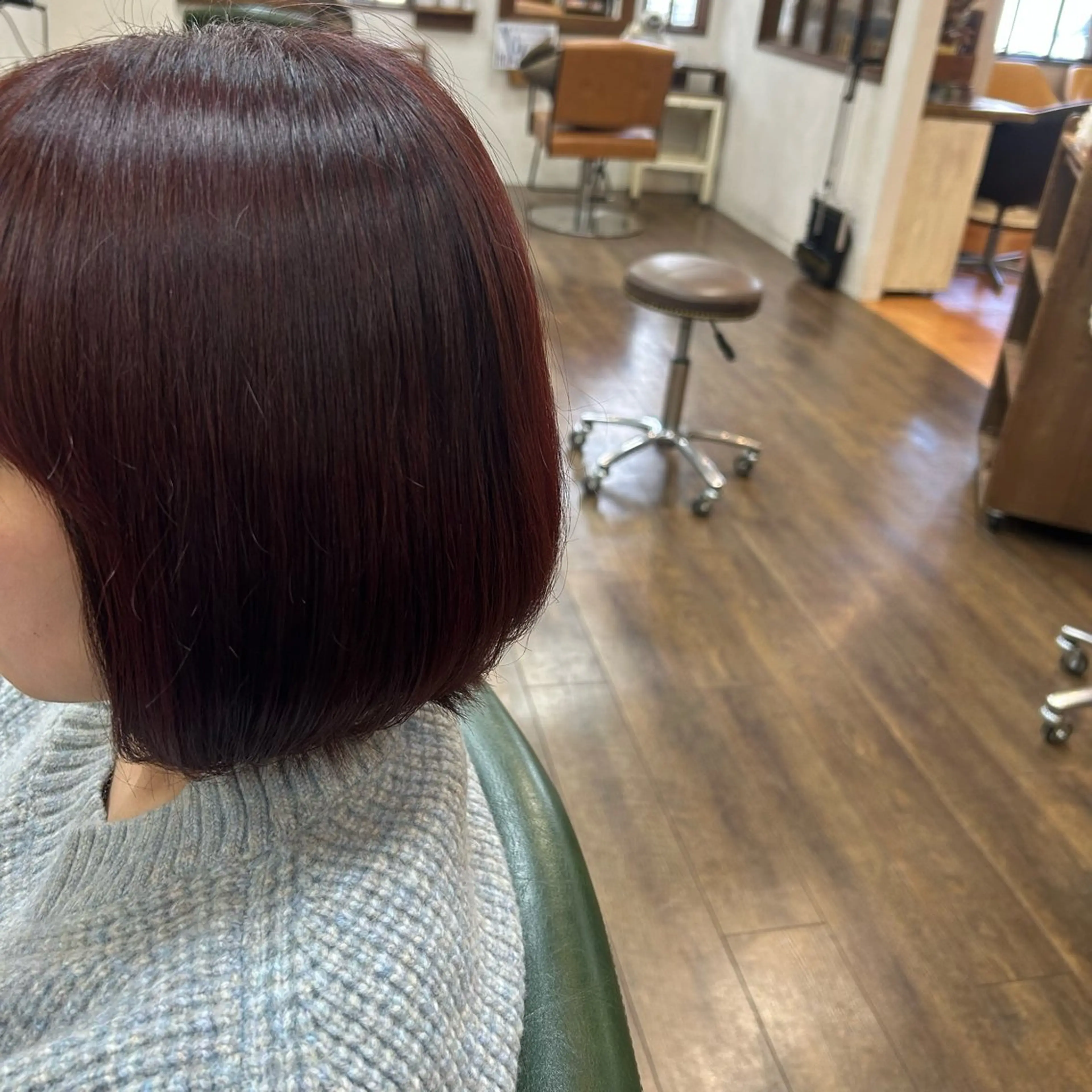 ショート カラー 徳永　髪質改善 縮毛矯正のヘアスタイル