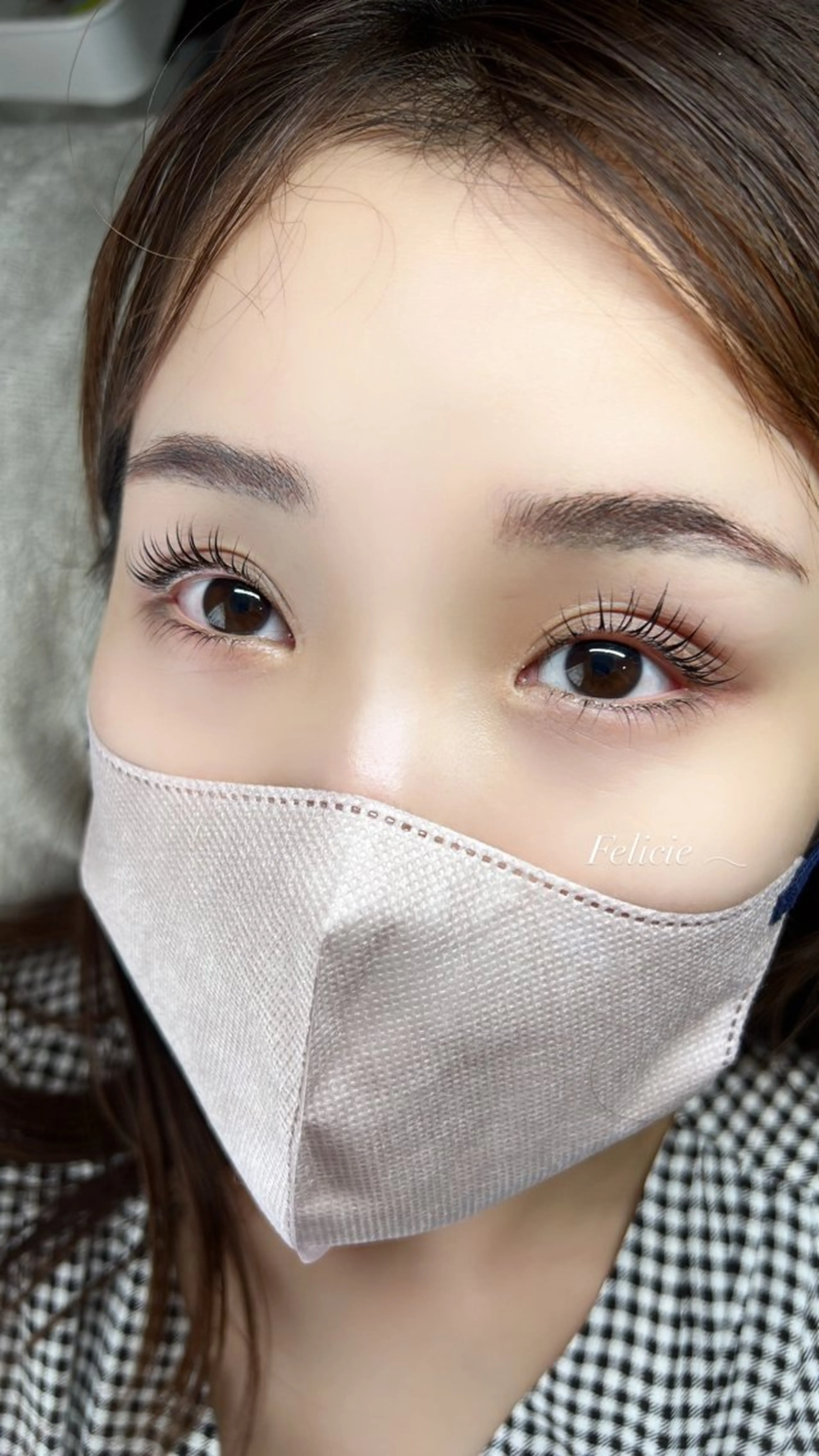 マツエク・マツパ パリジェンヌラッシュリフト マツパ Felicie＊ Sayakaのマツエク・マツパデザイン