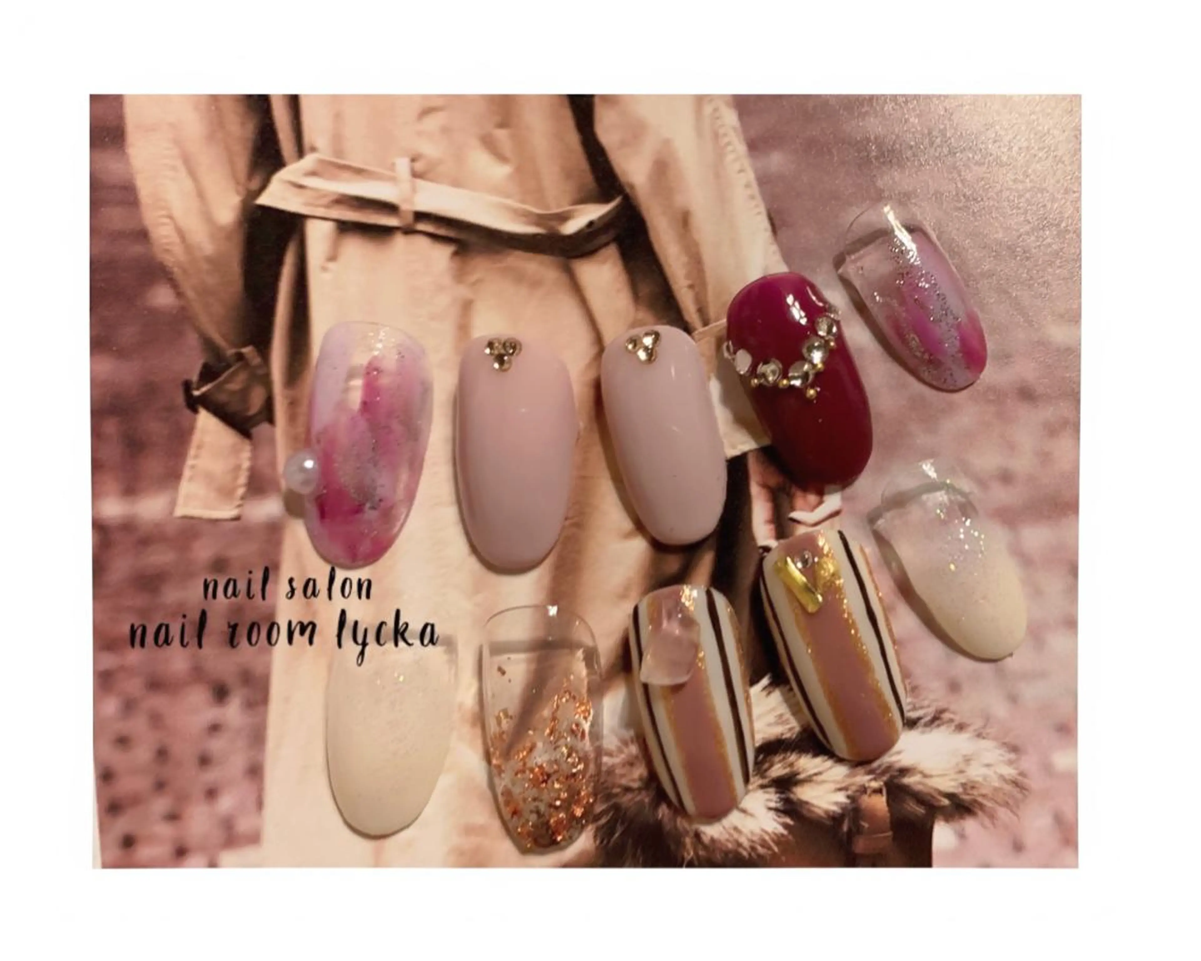 ネイル ﾈｲﾙﾙｰﾑﾘｯｶ 𝐦𝐚𝐲𝐮のネイルデザイン