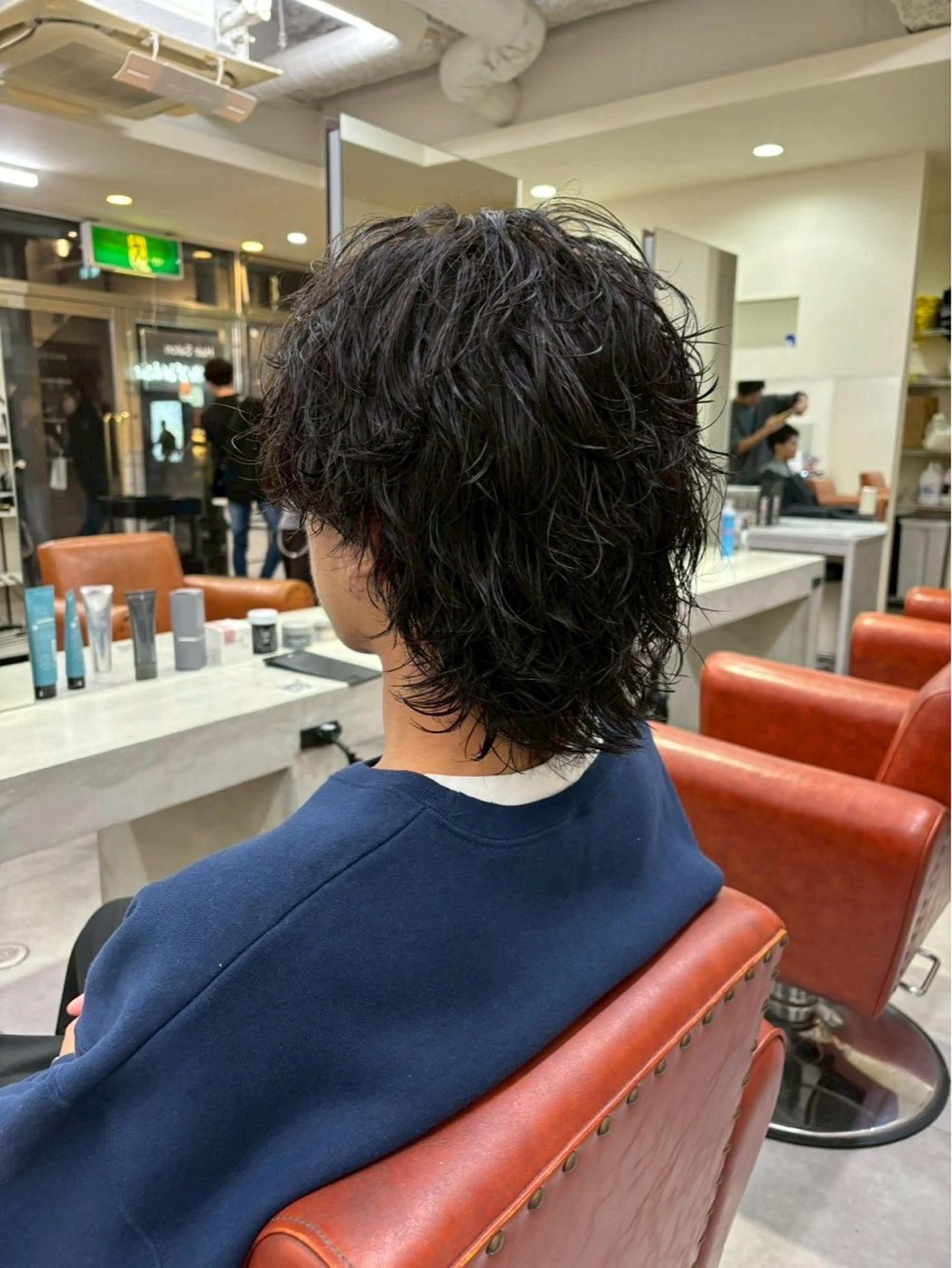 パーマ メンズ 京都駅メンズパーマ /ツイスパ/片山心音のヘアスタイル