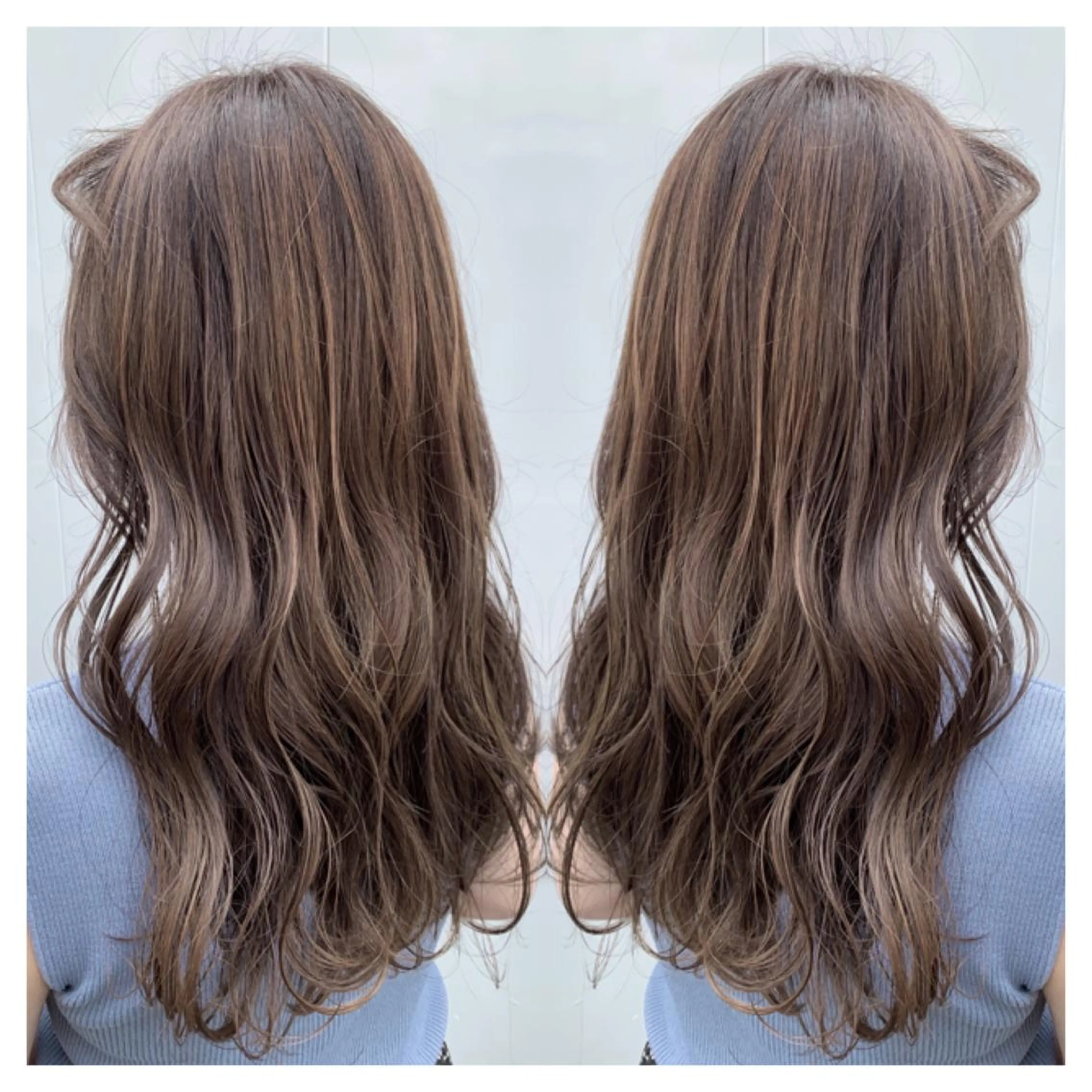 ロング カラー ヘアカラー トリートメント 村山 茉衣のヘアスタイル