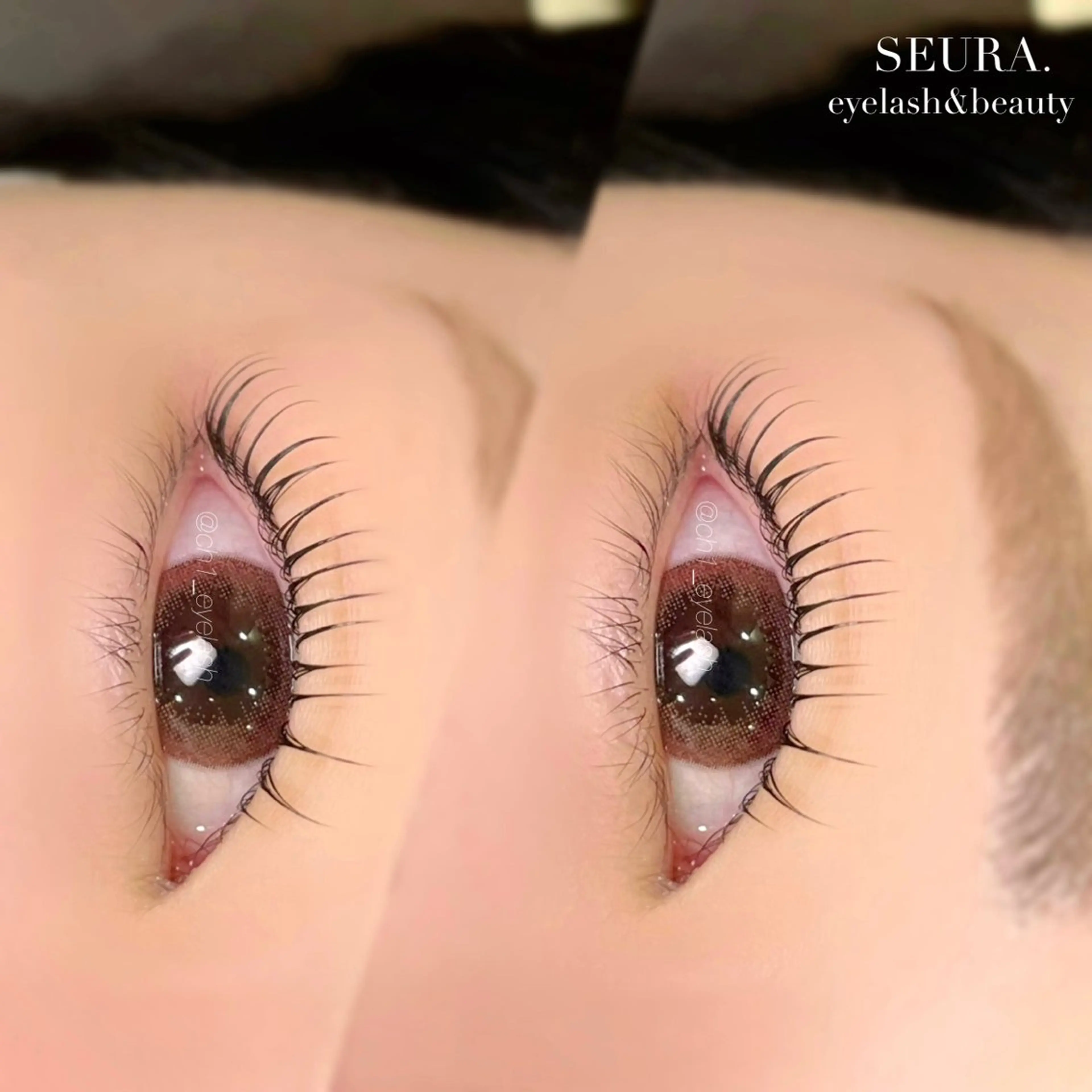 マツエク・マツパ まつげパーマ マツパ SEURA. Chikaのマツエク・マツパデザイン