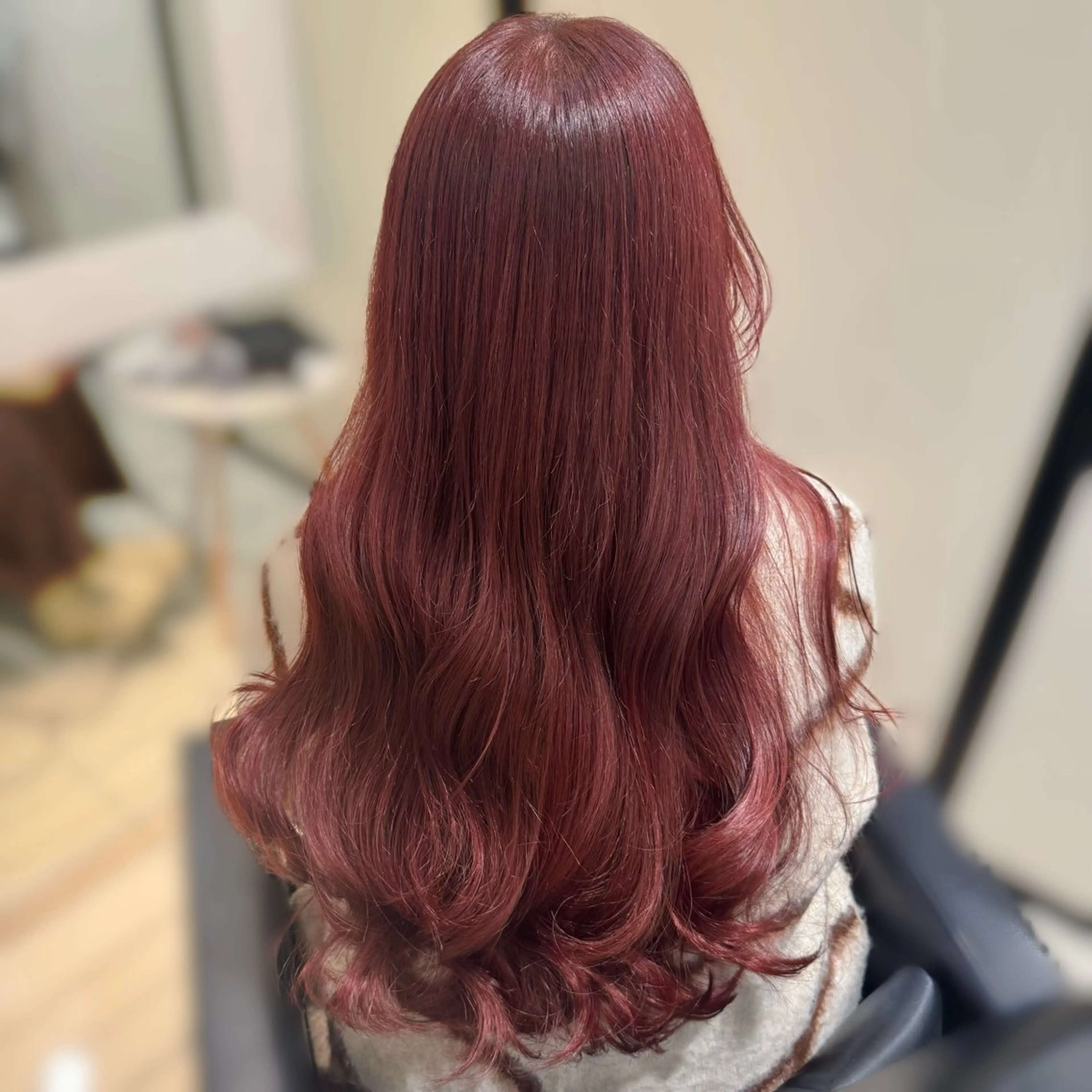 ロング カラー カット ヘアカラー トリートメント ブリーチなしカラー kana🐱のヘアスタイル