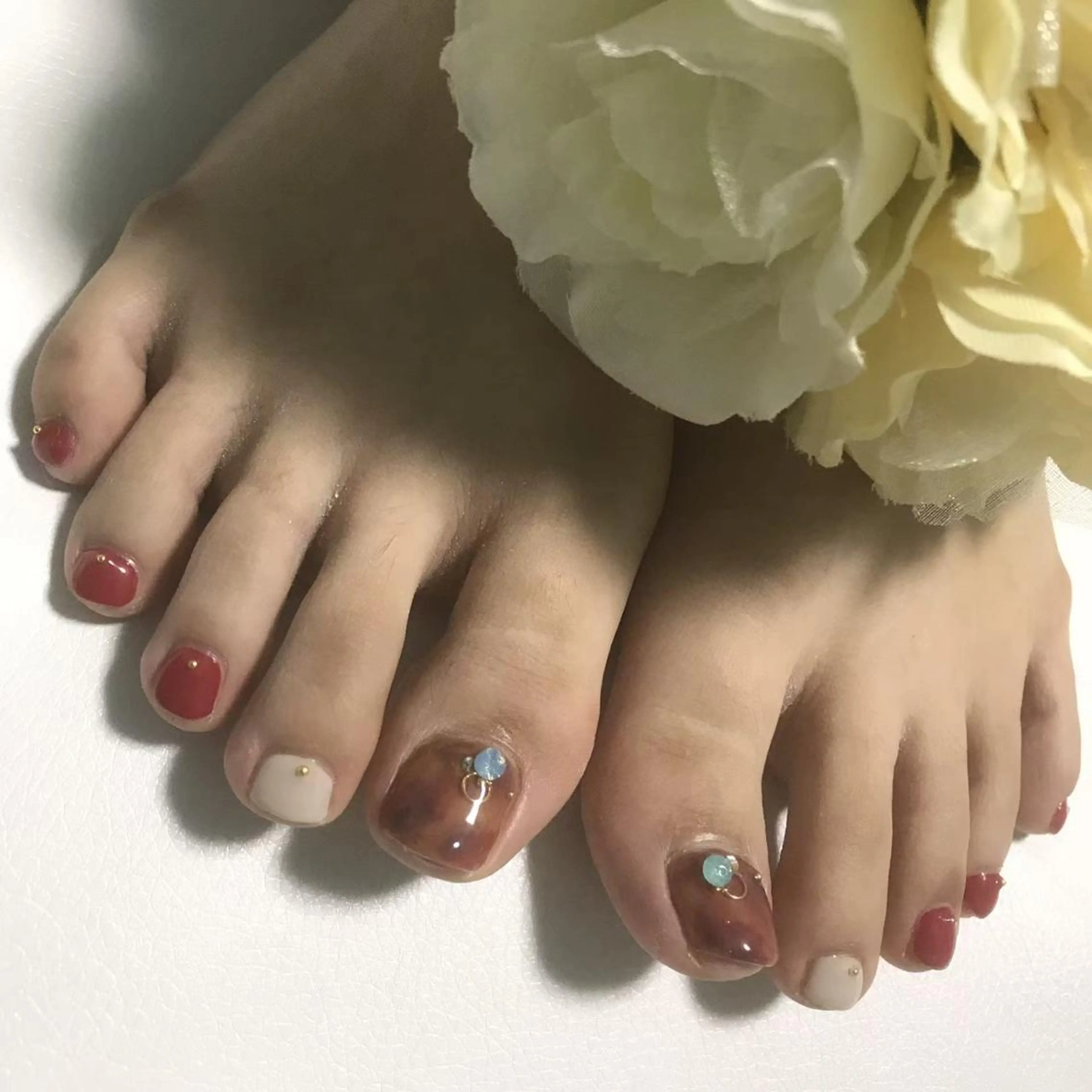 ネイル フットネイル LEVIJU hair所属・韓国ヘア🕊村上 ののこ🕊のヘアスタイル