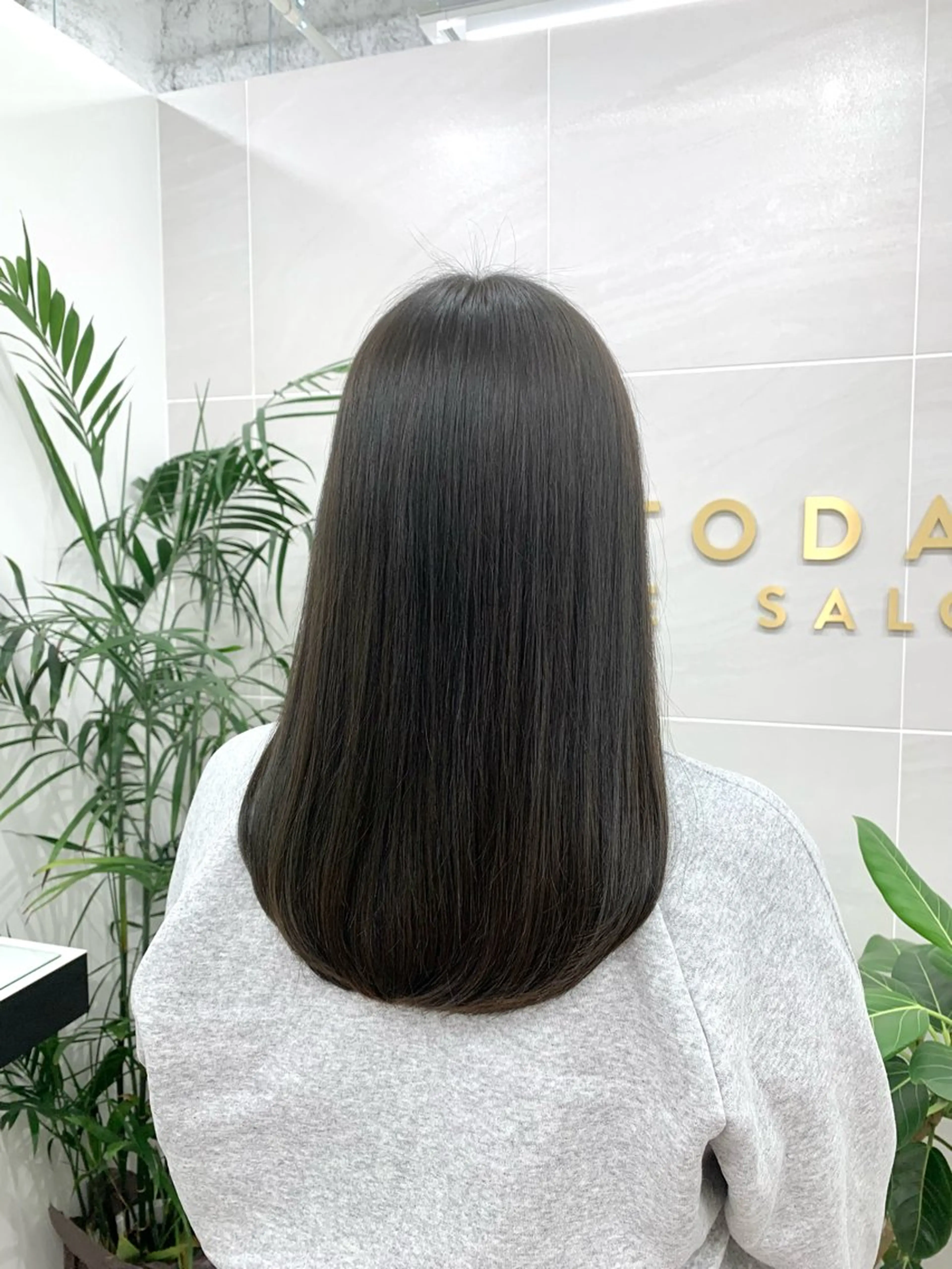 セミロング カラー 本格ヘッドスパ🌿 ×ヘア　佐藤のヘアスタイル