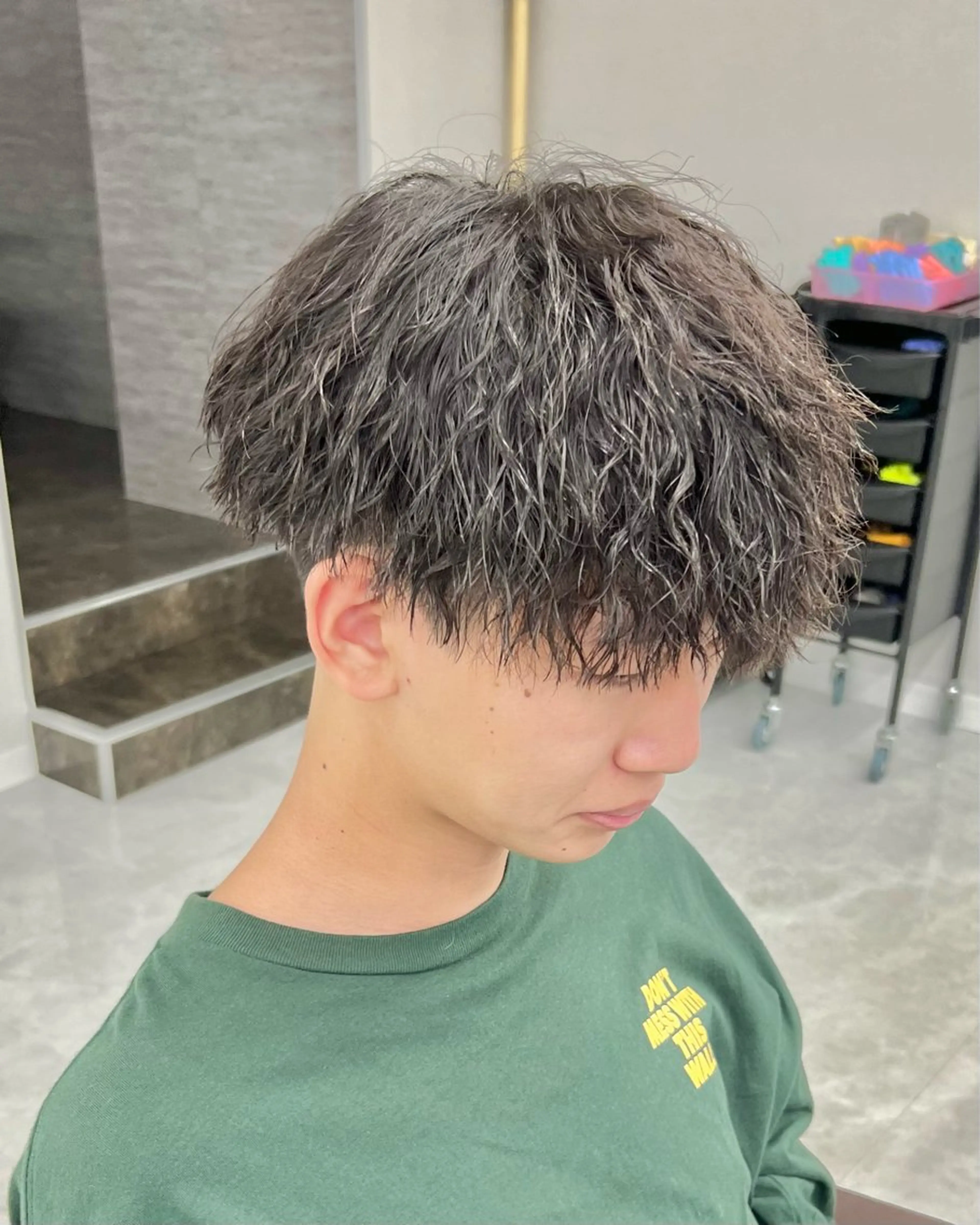 パーマ メンズ カット パーマ トリートメント ヘッドスパ ヘアセット シャドウパーマ/ メンズ/KENTAのヘアスタイル