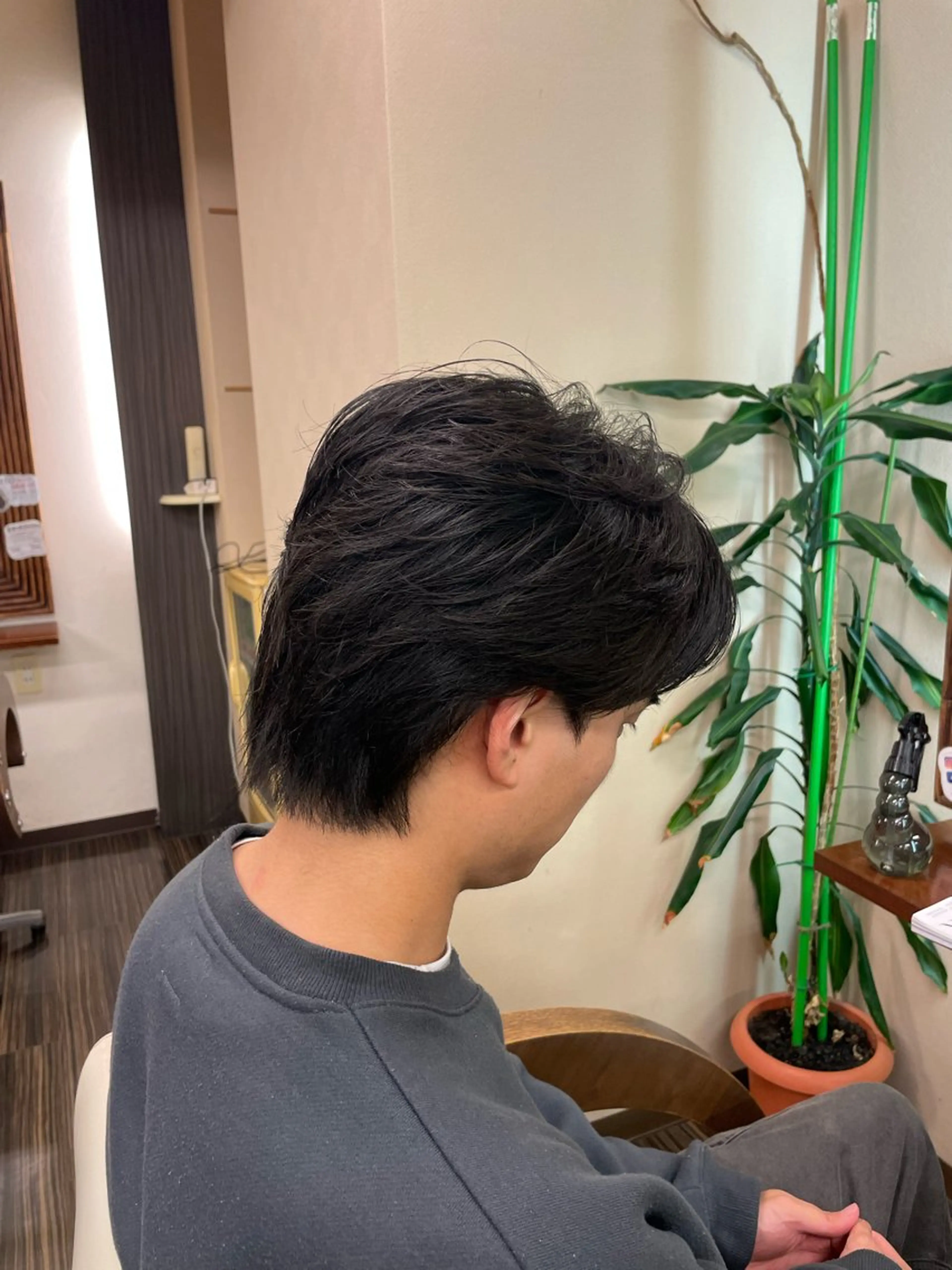 ショート メンズ センターパート メンズ韓国風 韓国風ヘア 高取大将 /髪質改善/艶髪のヘアスタイル