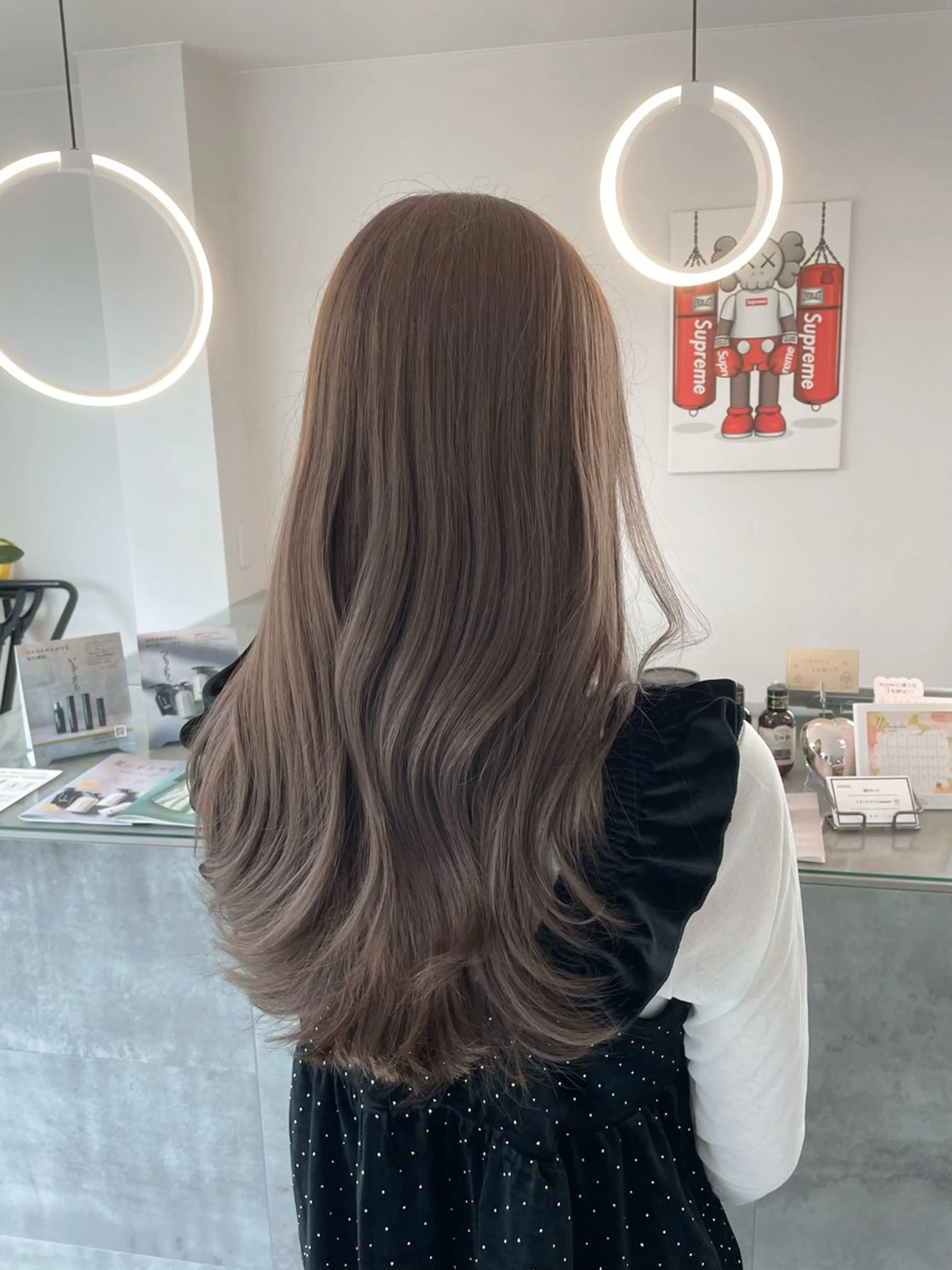 (平日限定)ブリーチなしダブルカラーの写真